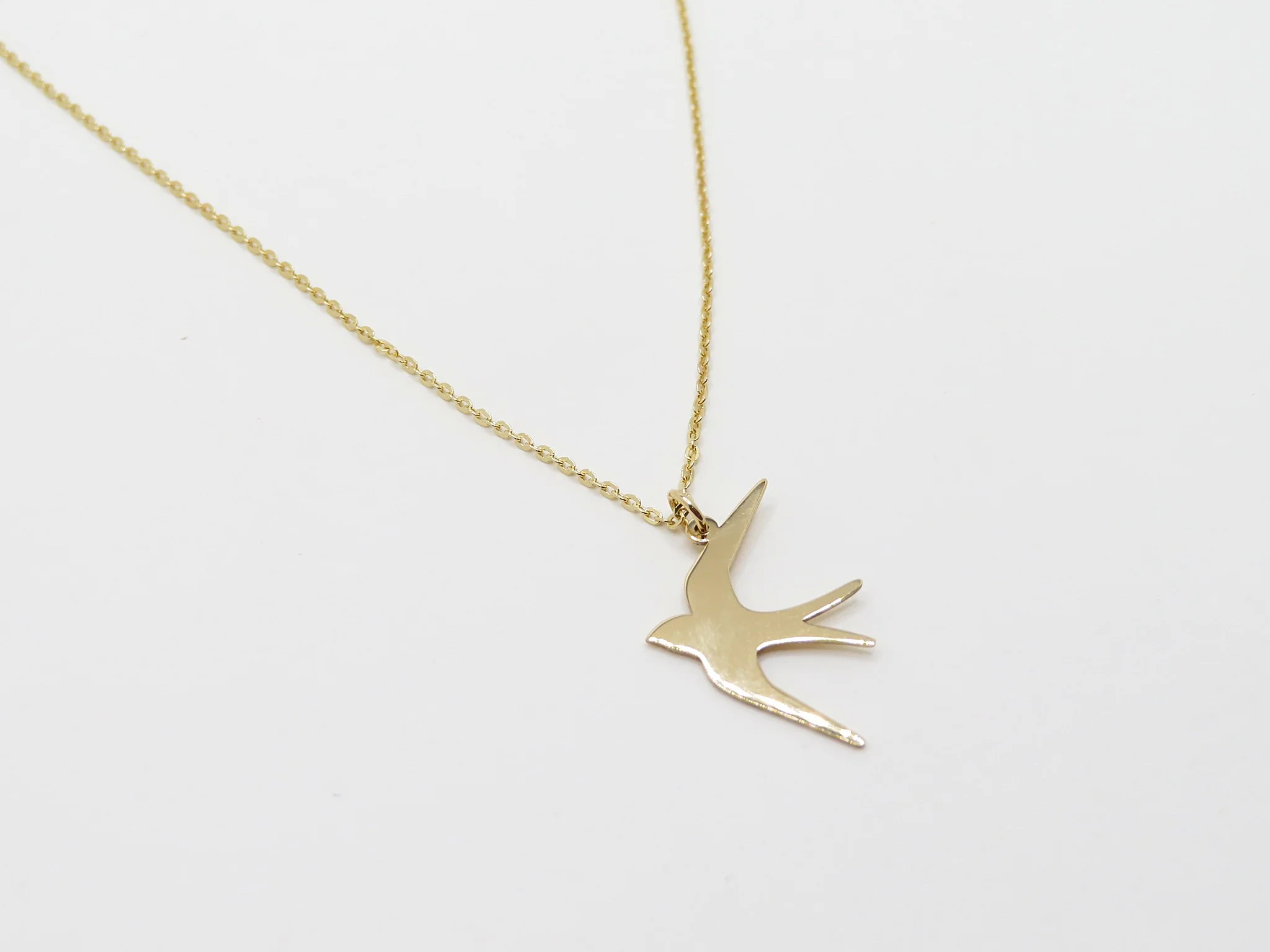 19.25k Yellow Gold Andorinha Necklace - Image 5