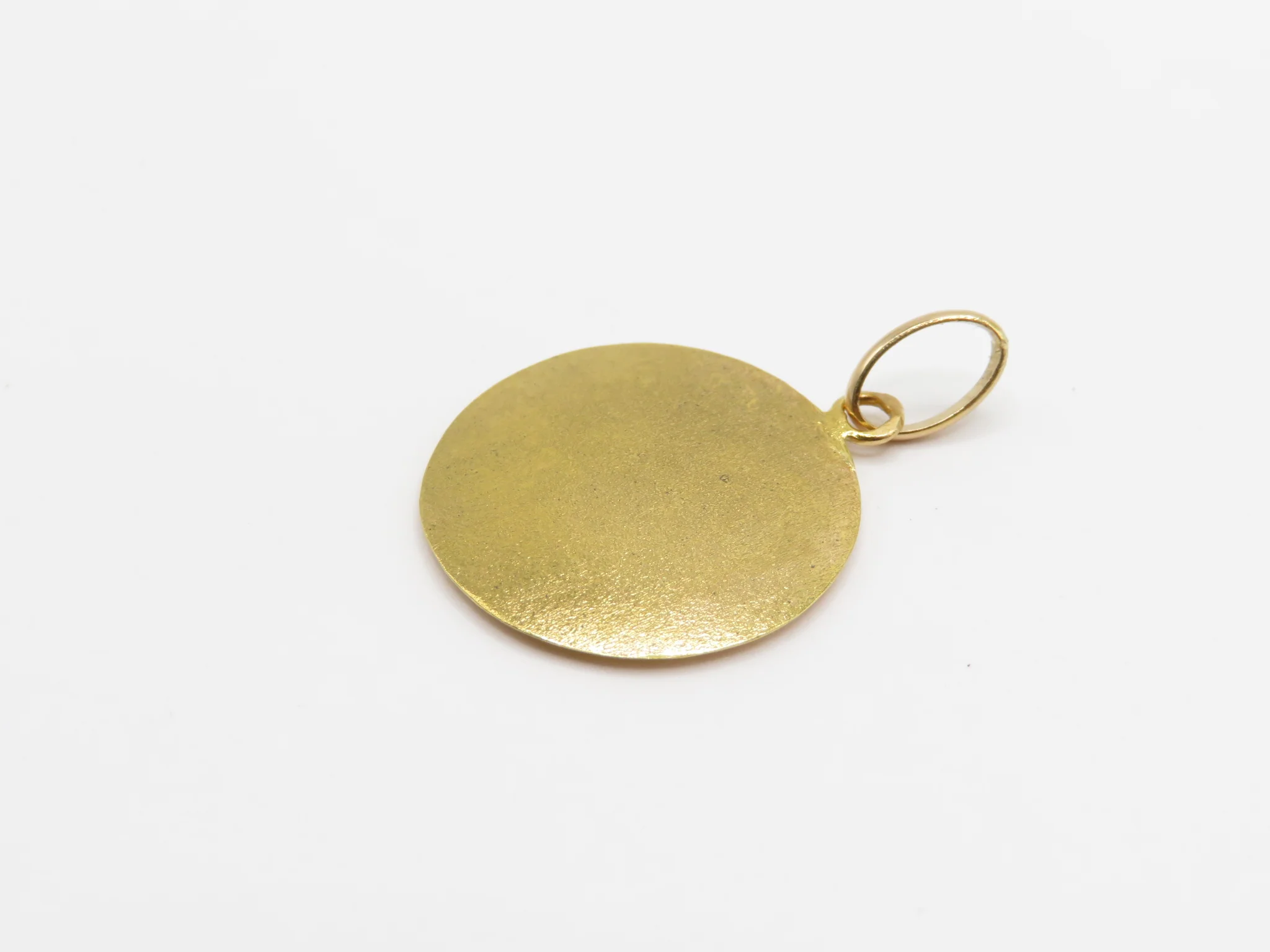 19.25k Yellow Gold Angel Gabriel Pendant - Image 4