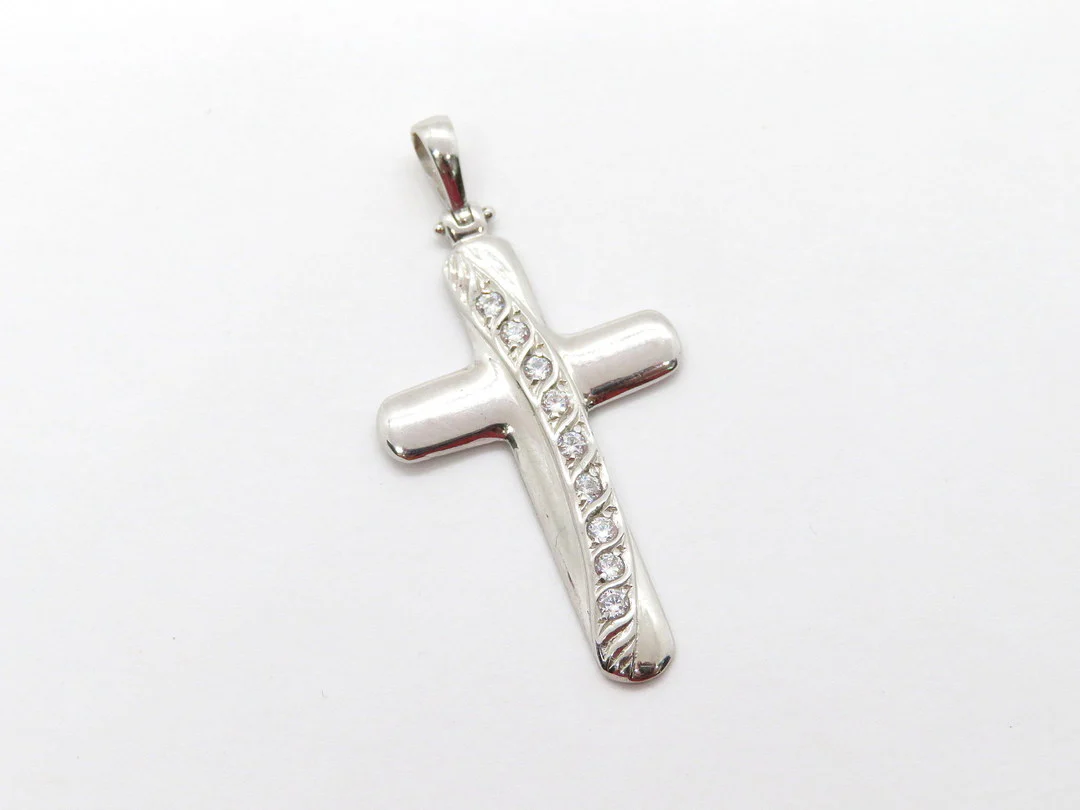 19.25k Arch Cross Pendant - Image 4