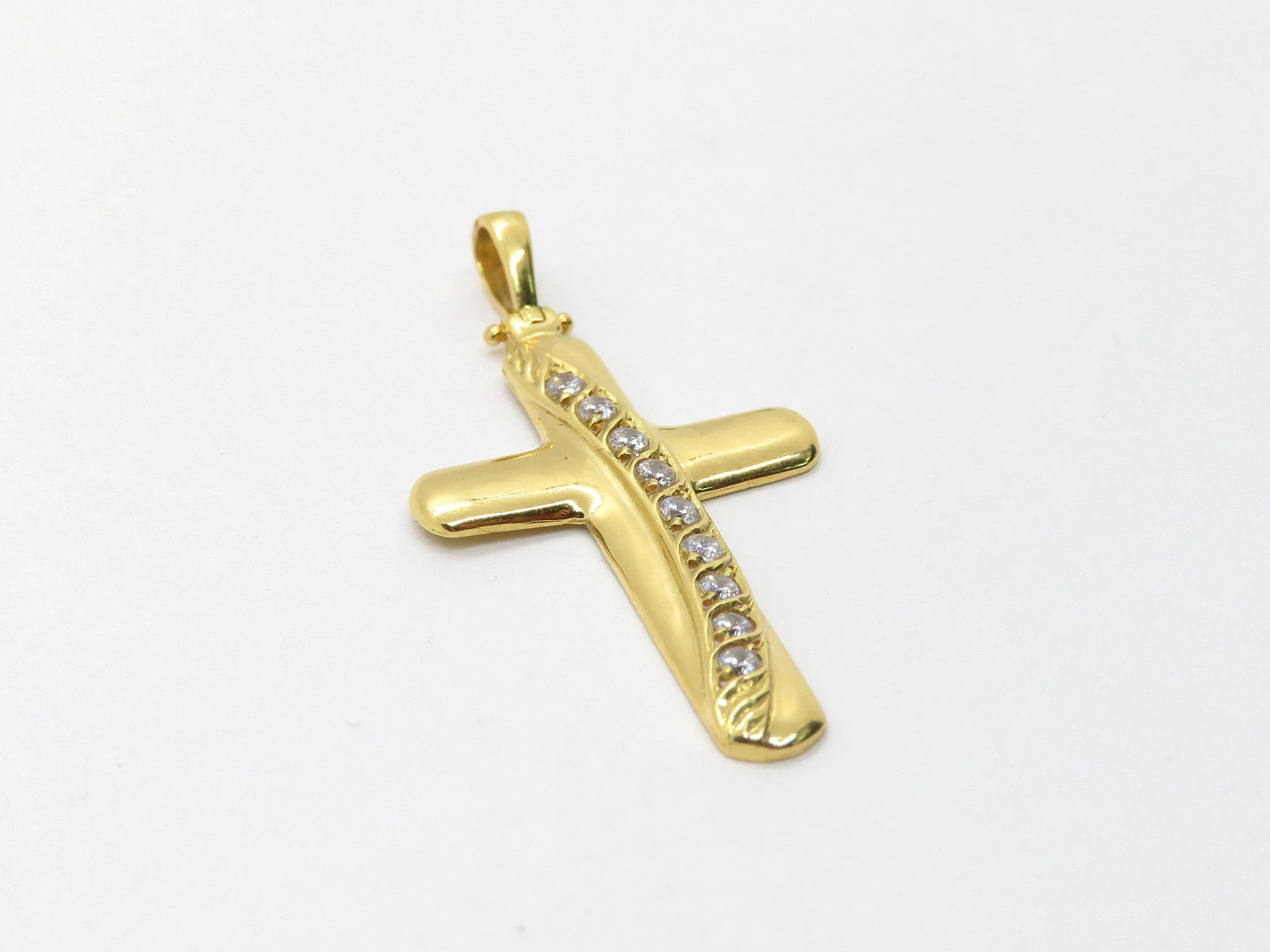 19.25k Arch Cross Pendant - Image 8