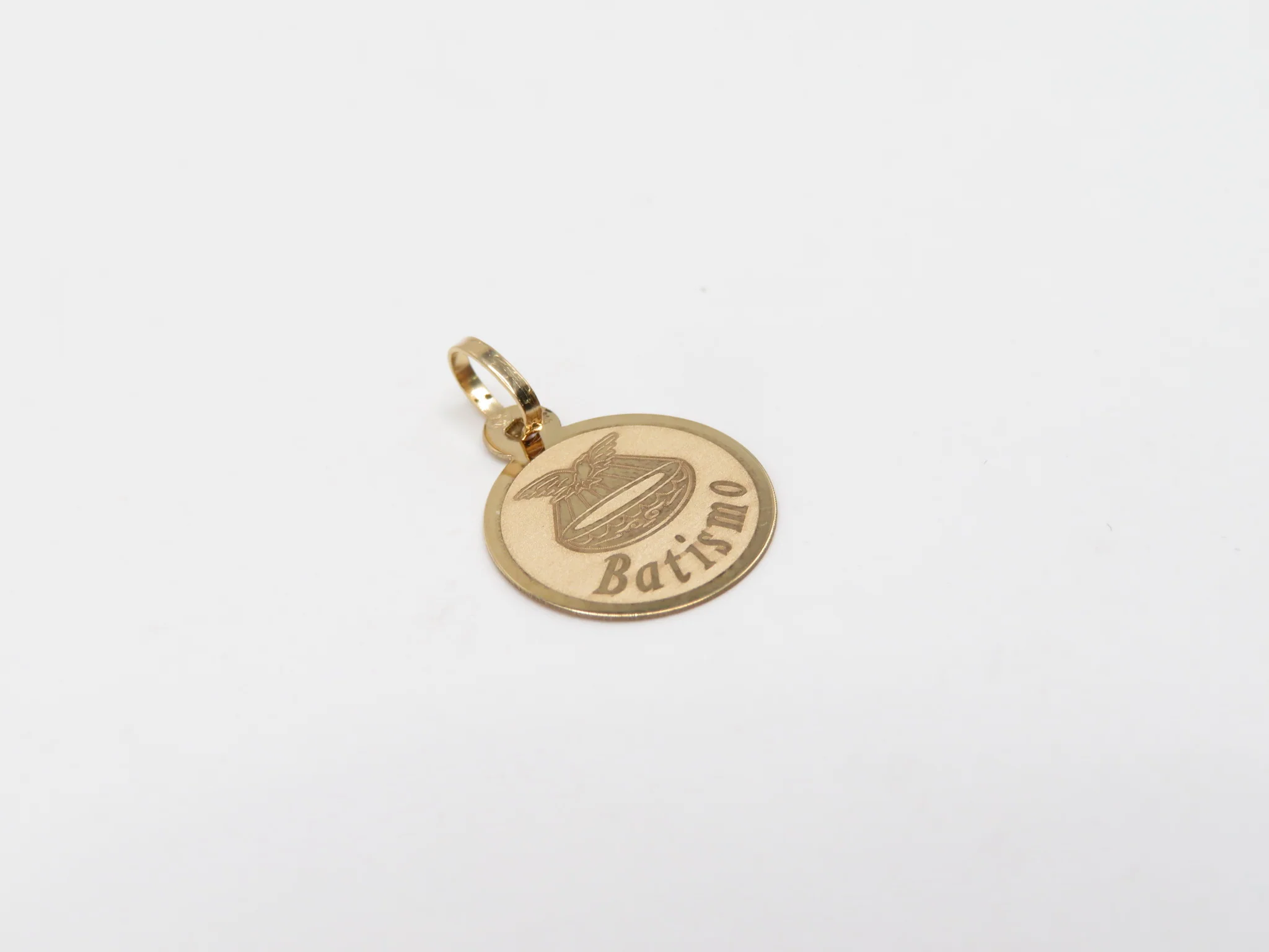 19.25k Yellow Gold Baptism Medal - Image 2