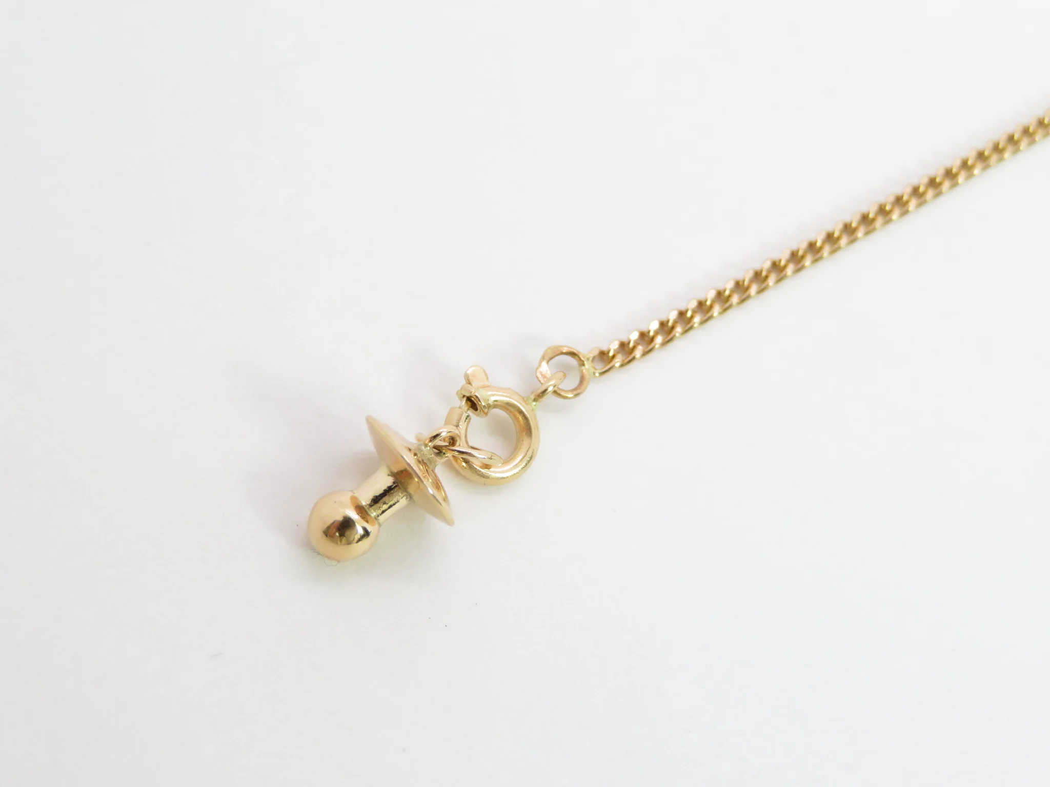 19.25k Yellow Gold Bico (Pacifier) Charm - Image 3