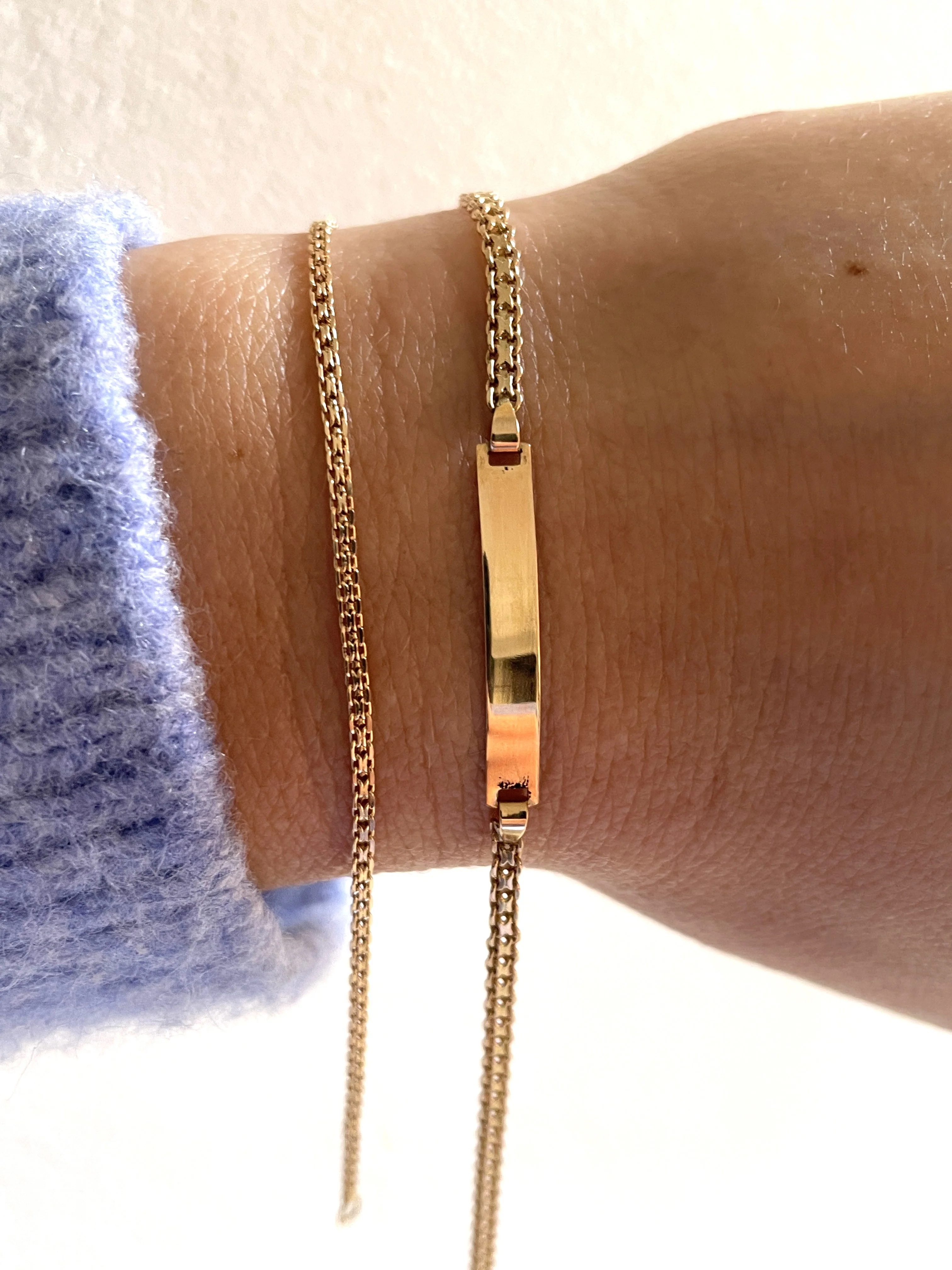19.25k Yellow Gold Bismark Bracelet - Image 2
