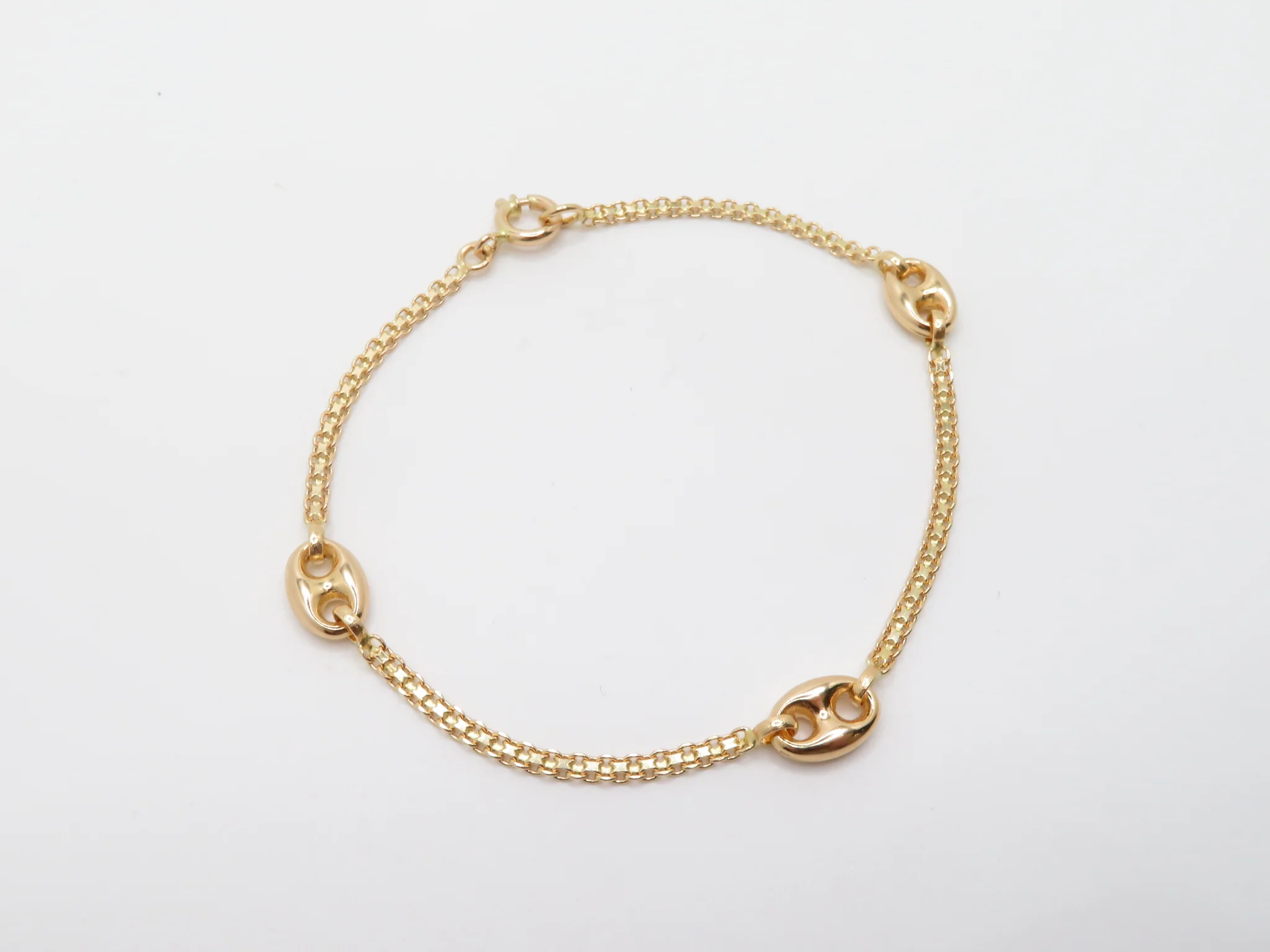 19.25k Coffee Bean & Bizmark Bracelet