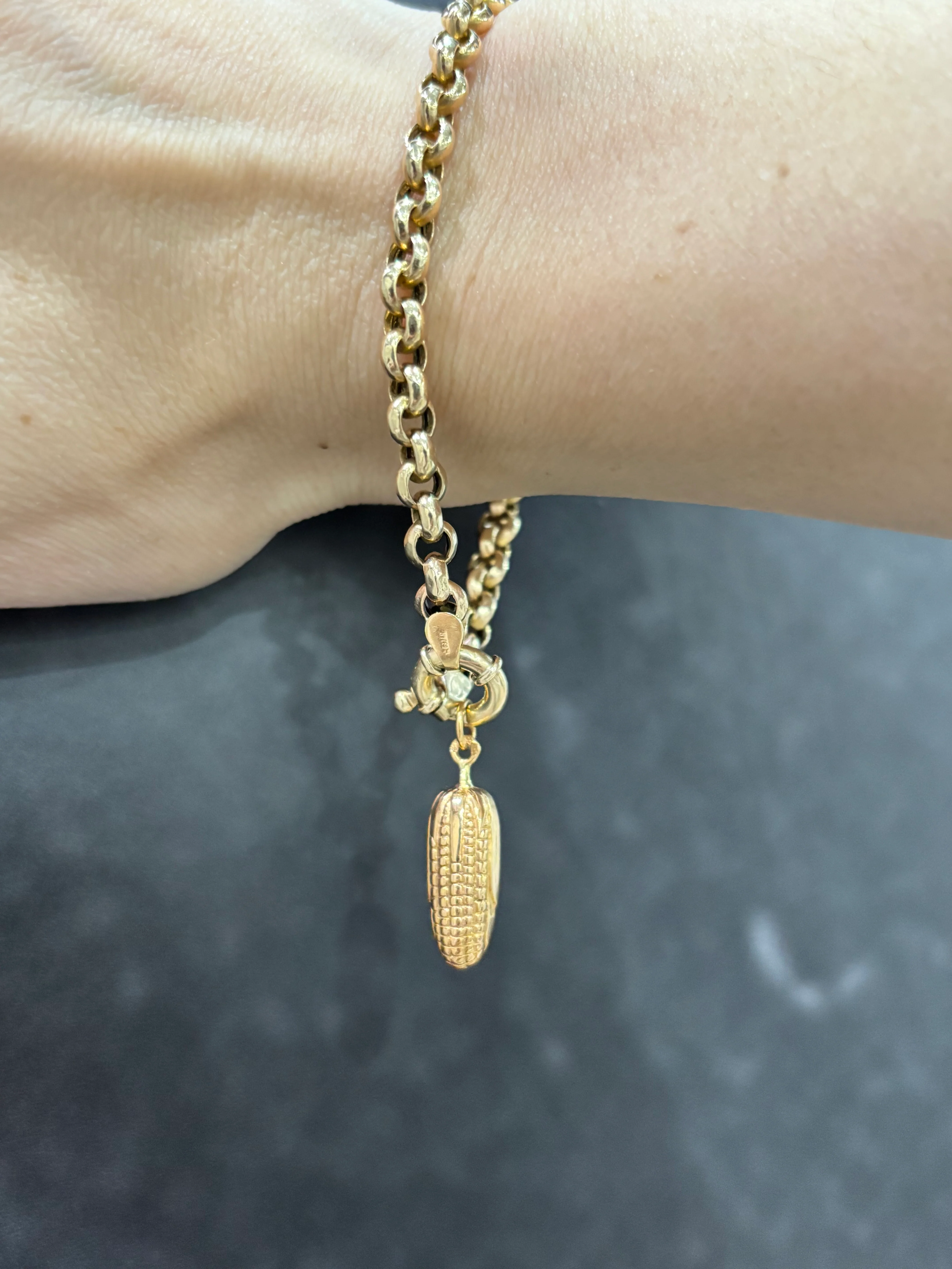 19.25k Yellow Gold Corn On The Cob Charm - Image 2