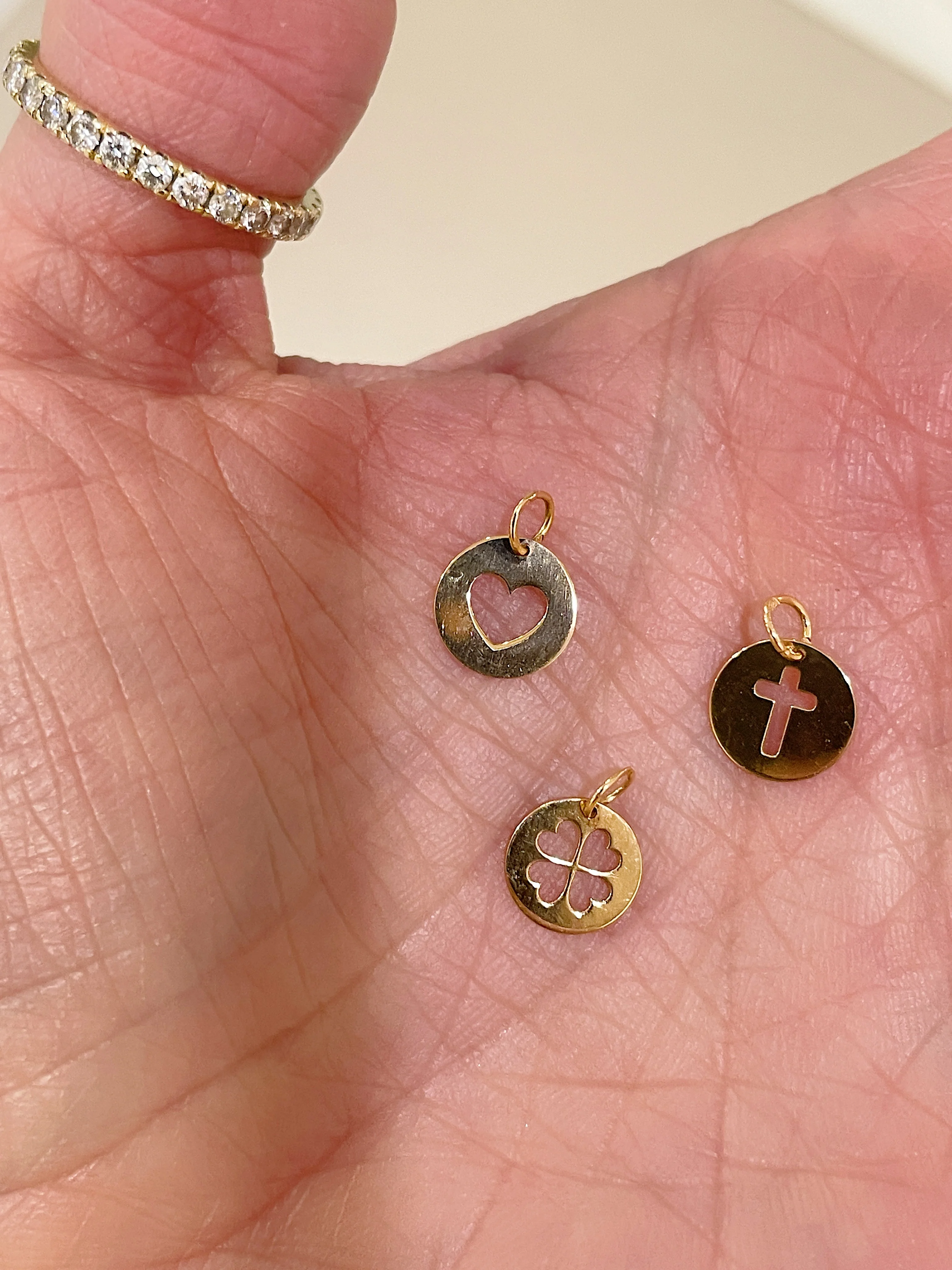 19.25k Yellow Gold Mini Cutout Tag - Image 2