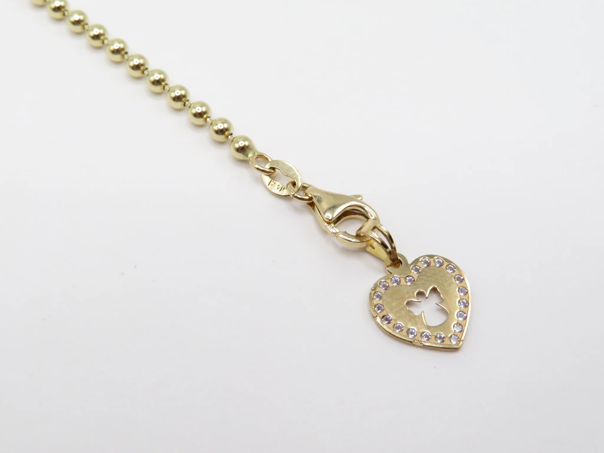 19.25k Yellow Gold Guardian Angel Cutout Charm - Image 5