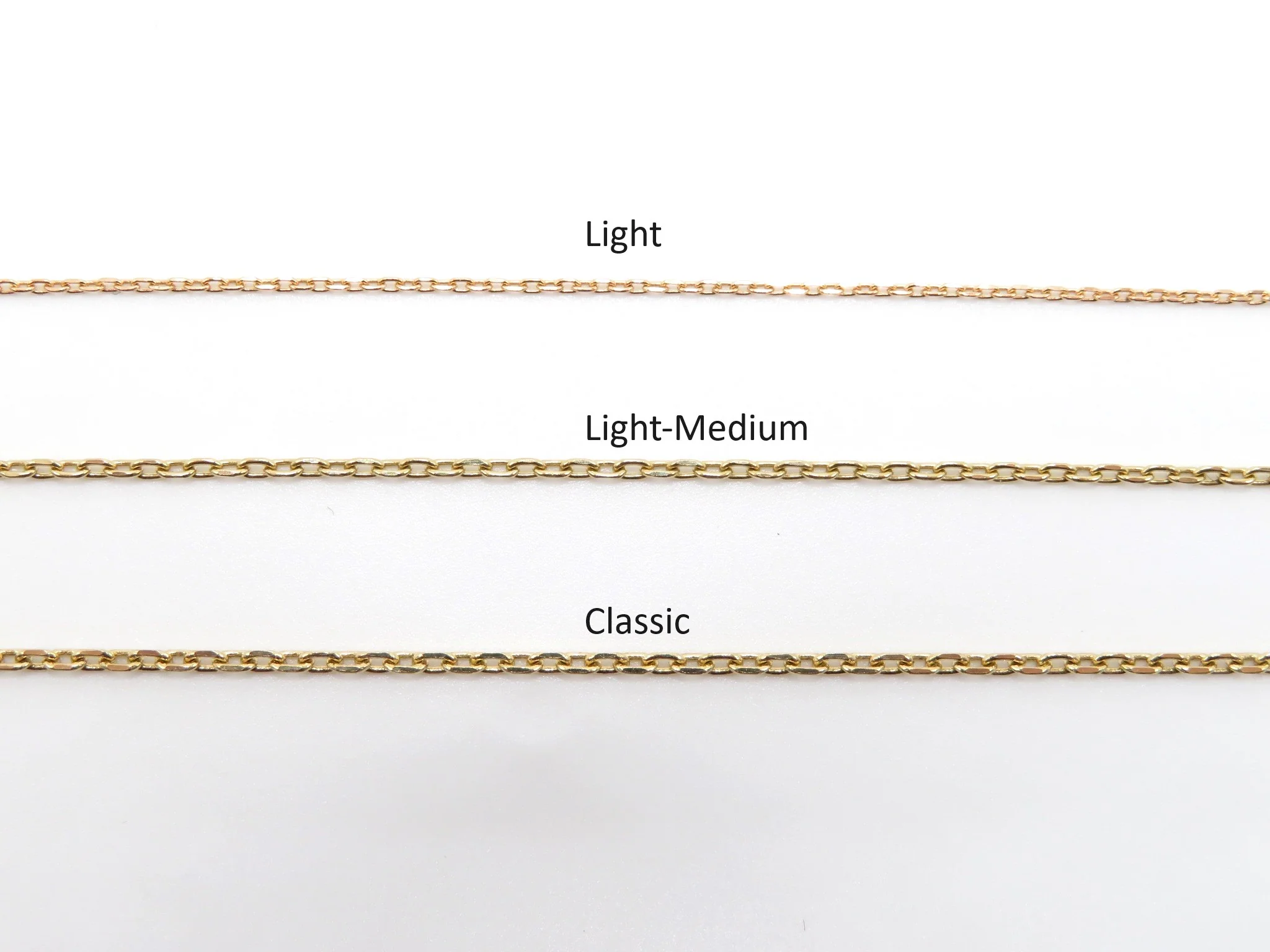 19.25k Yellow Gold Diamond-Cut Open Cable Chain - Image 8