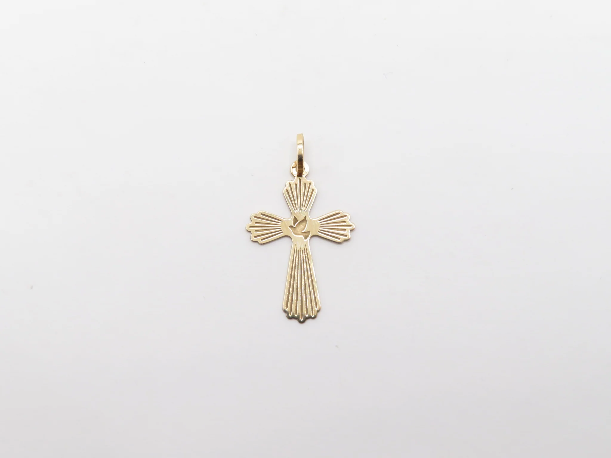19.25k Yellow Gold Divine Cross Pendant