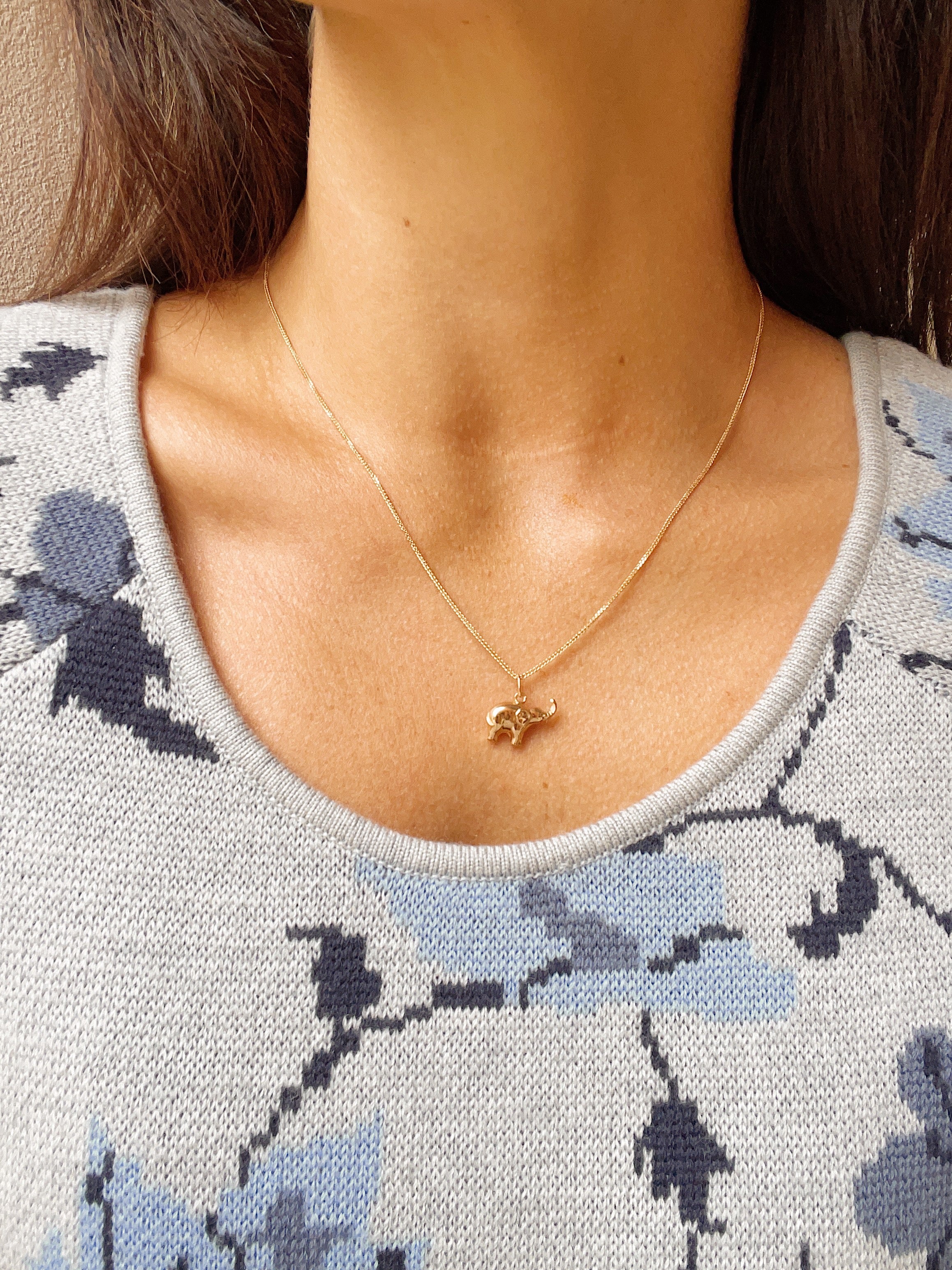 19.25k Elephant Charm - Image 2