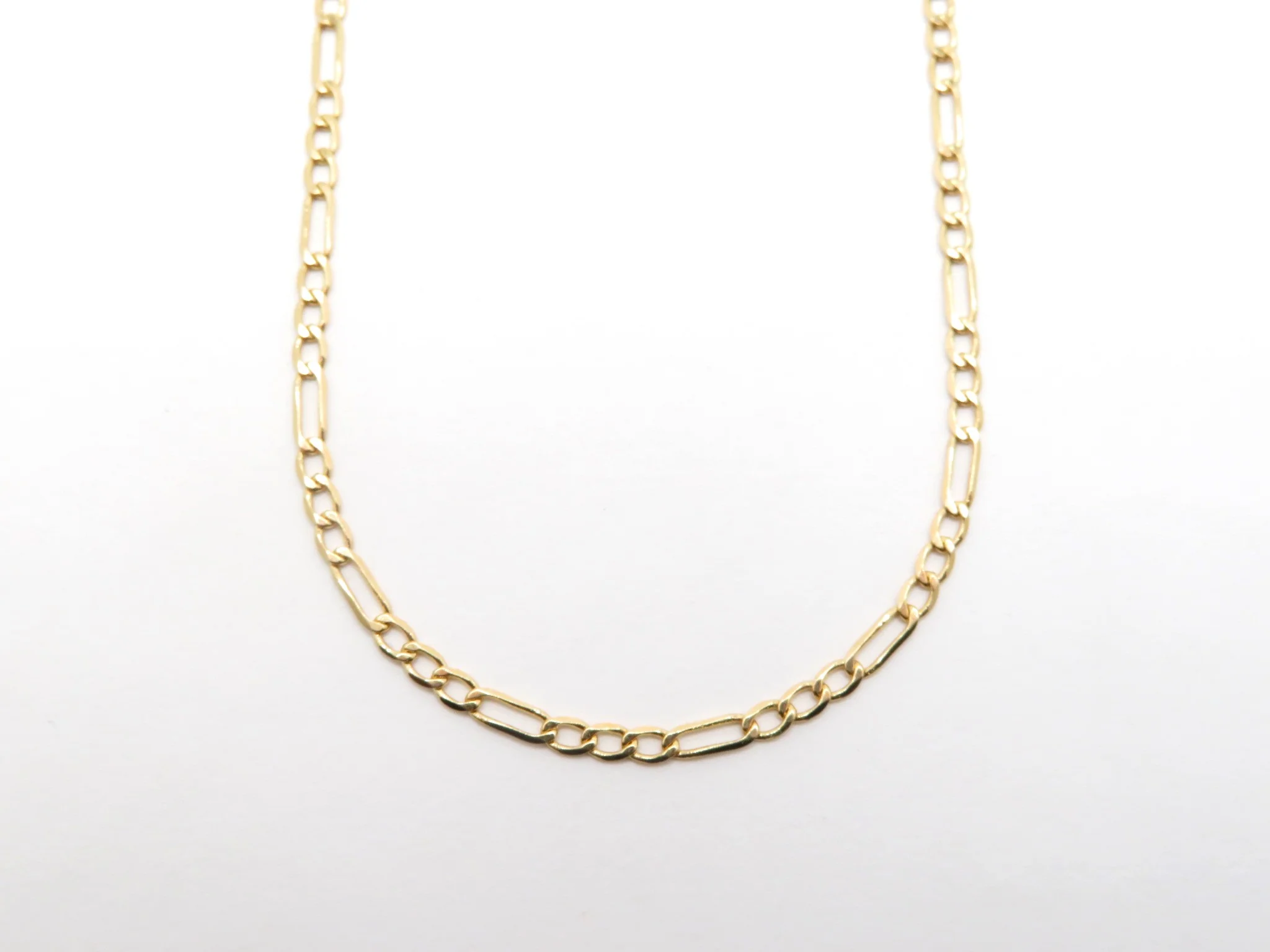 19.25k Yellow Gold Figaro Chain - Image 5