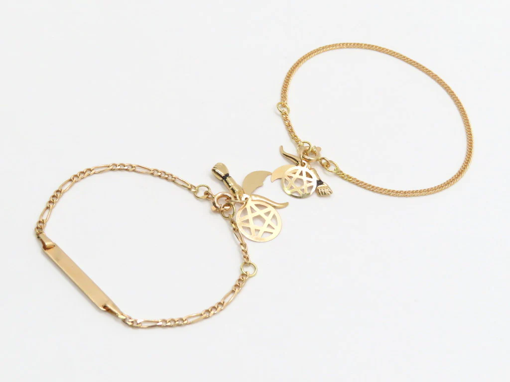 19.25k Yellow Gold Figas Charm Set - Image 8