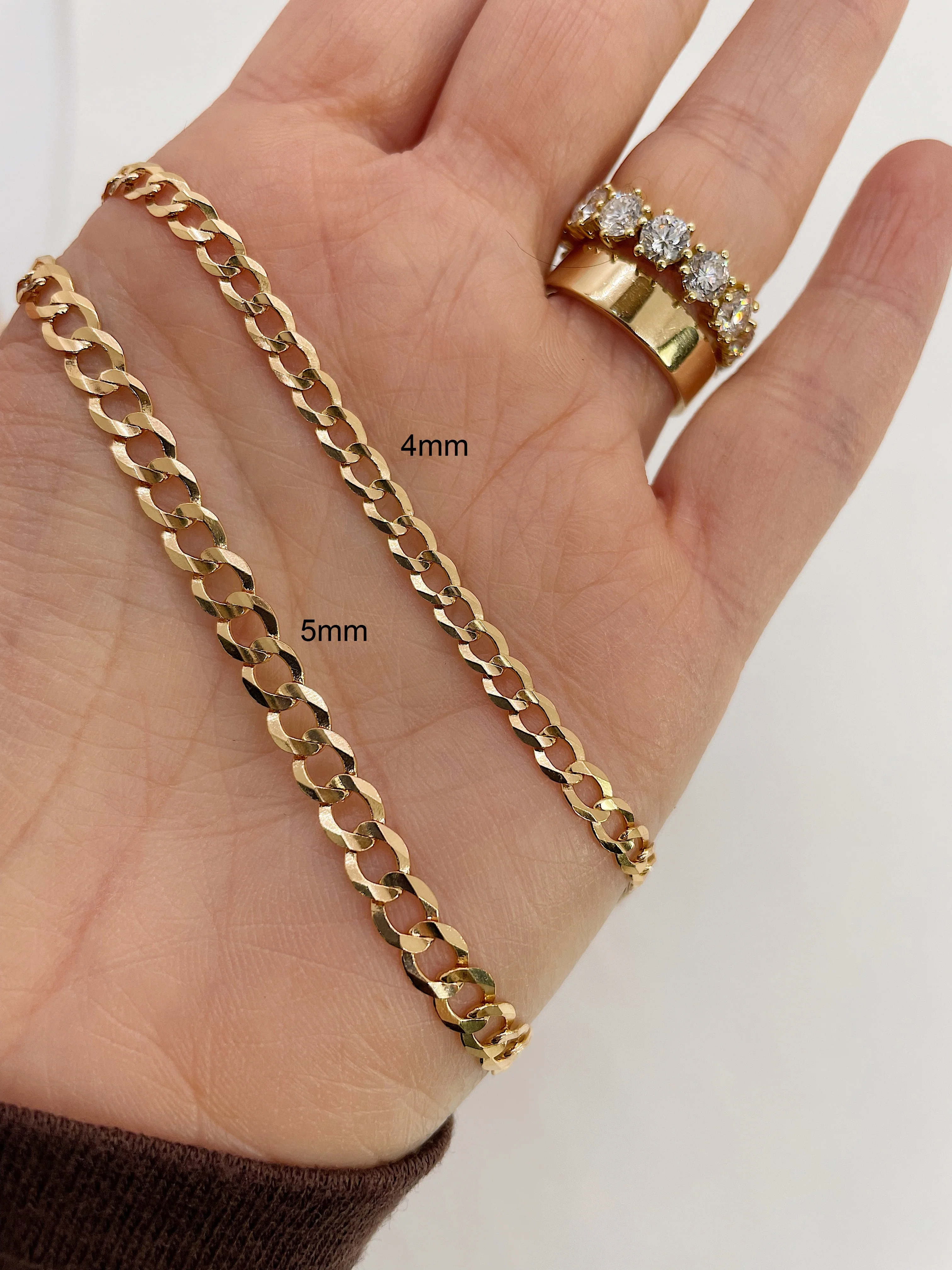 19.25k Yellow Gold Cuban Necklace - Image 7