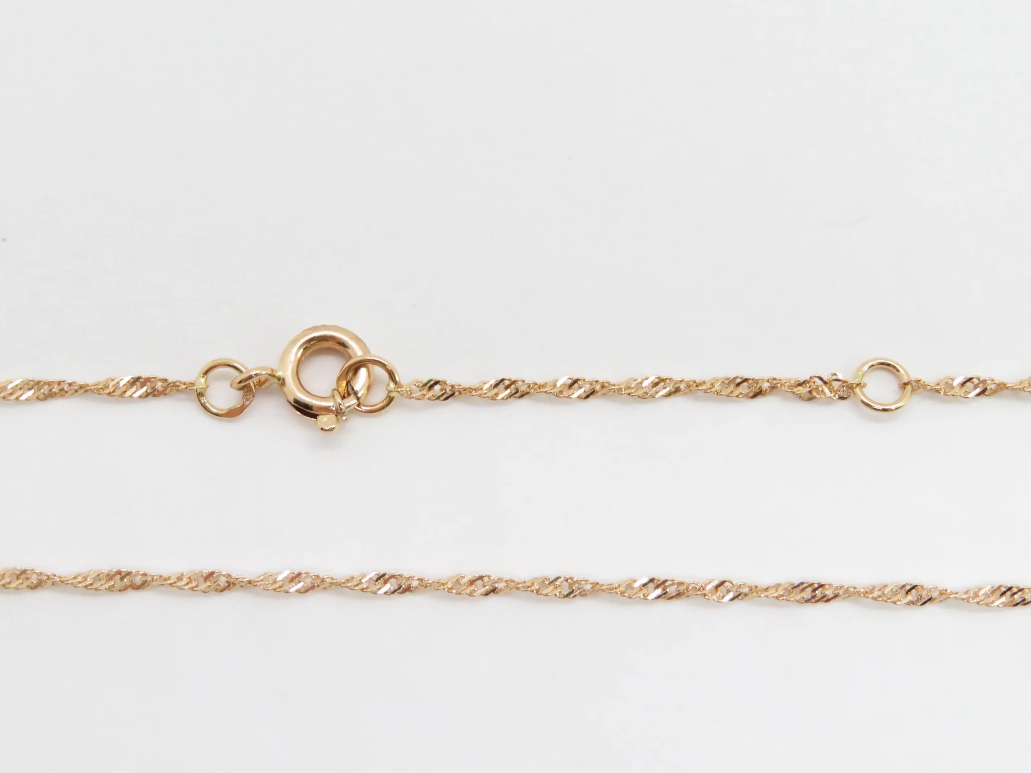 19.25k Yellow Gold Floating Bead Necklace - Image 5