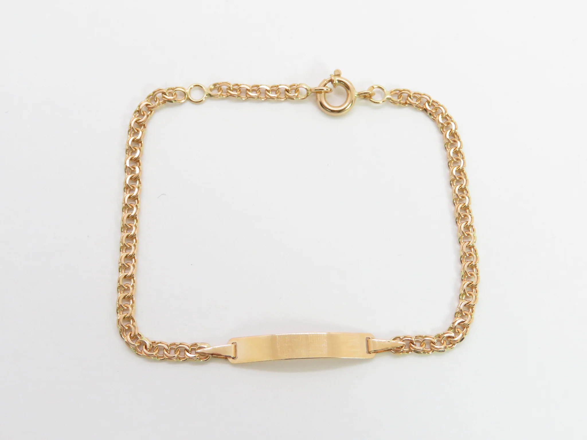 19.25k Yellow Gold Frizo Children's Bracelet - Image 15