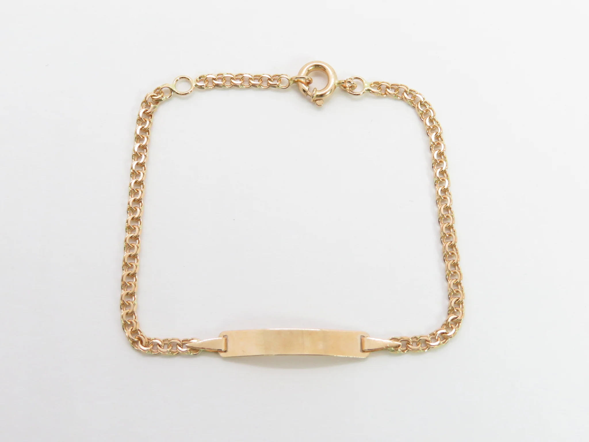 19.25k Yellow Gold Frizo Children's Bracelet - Image 16