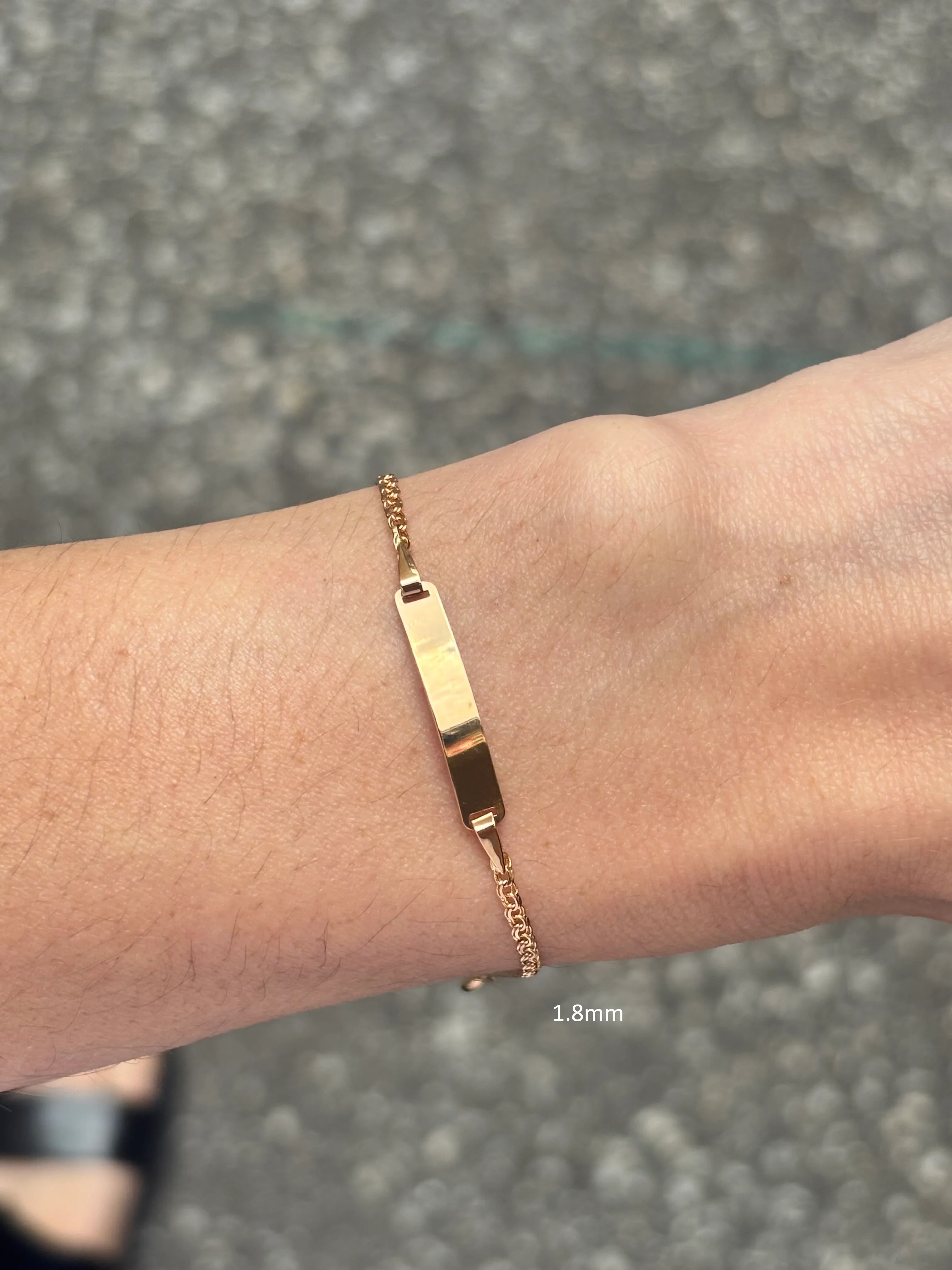 19.25k Yellow Gold Frizo Children's Bracelet - Image 17