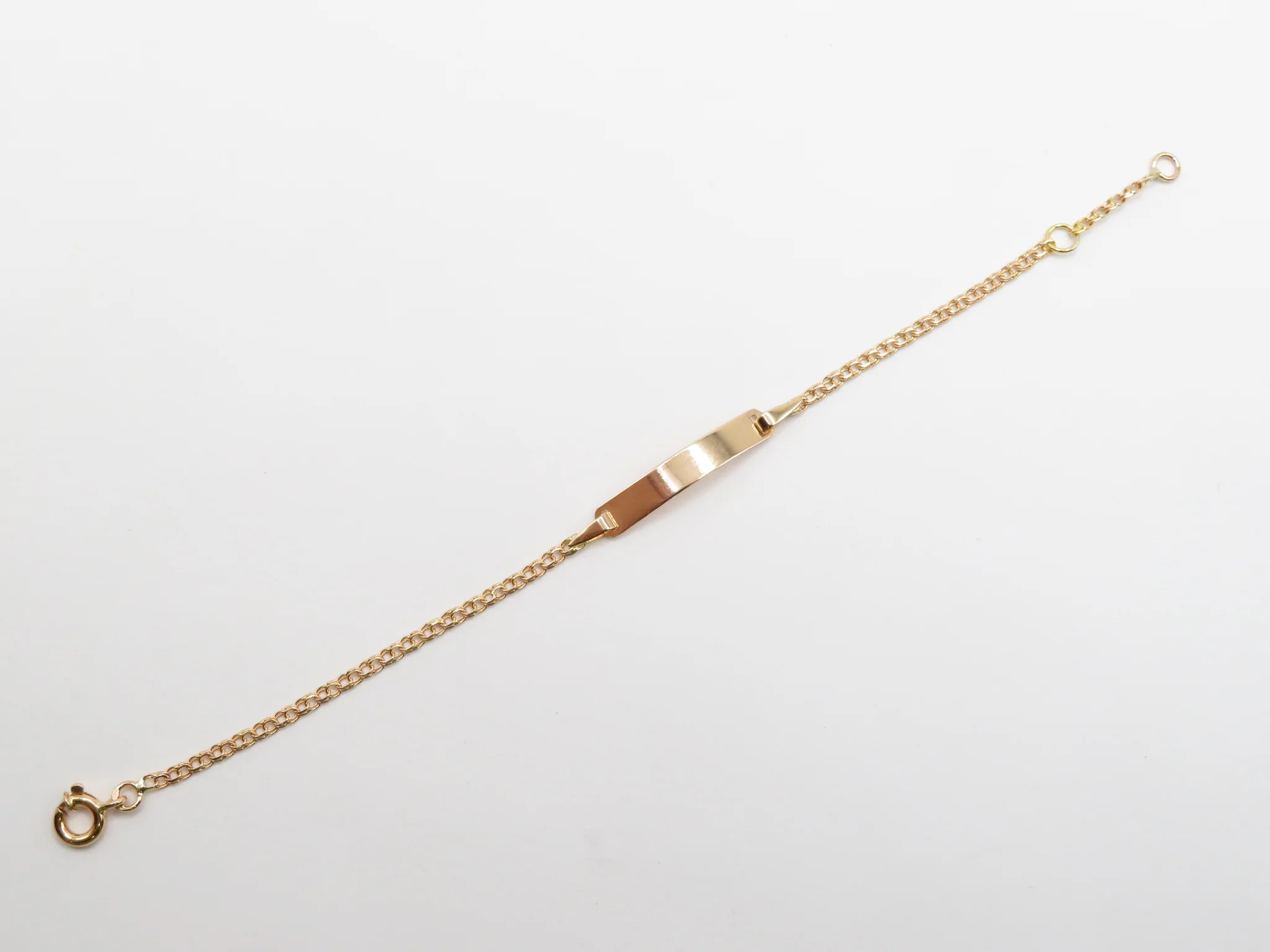 19.25k Yellow Gold Frizo Children's Bracelet - Image 4