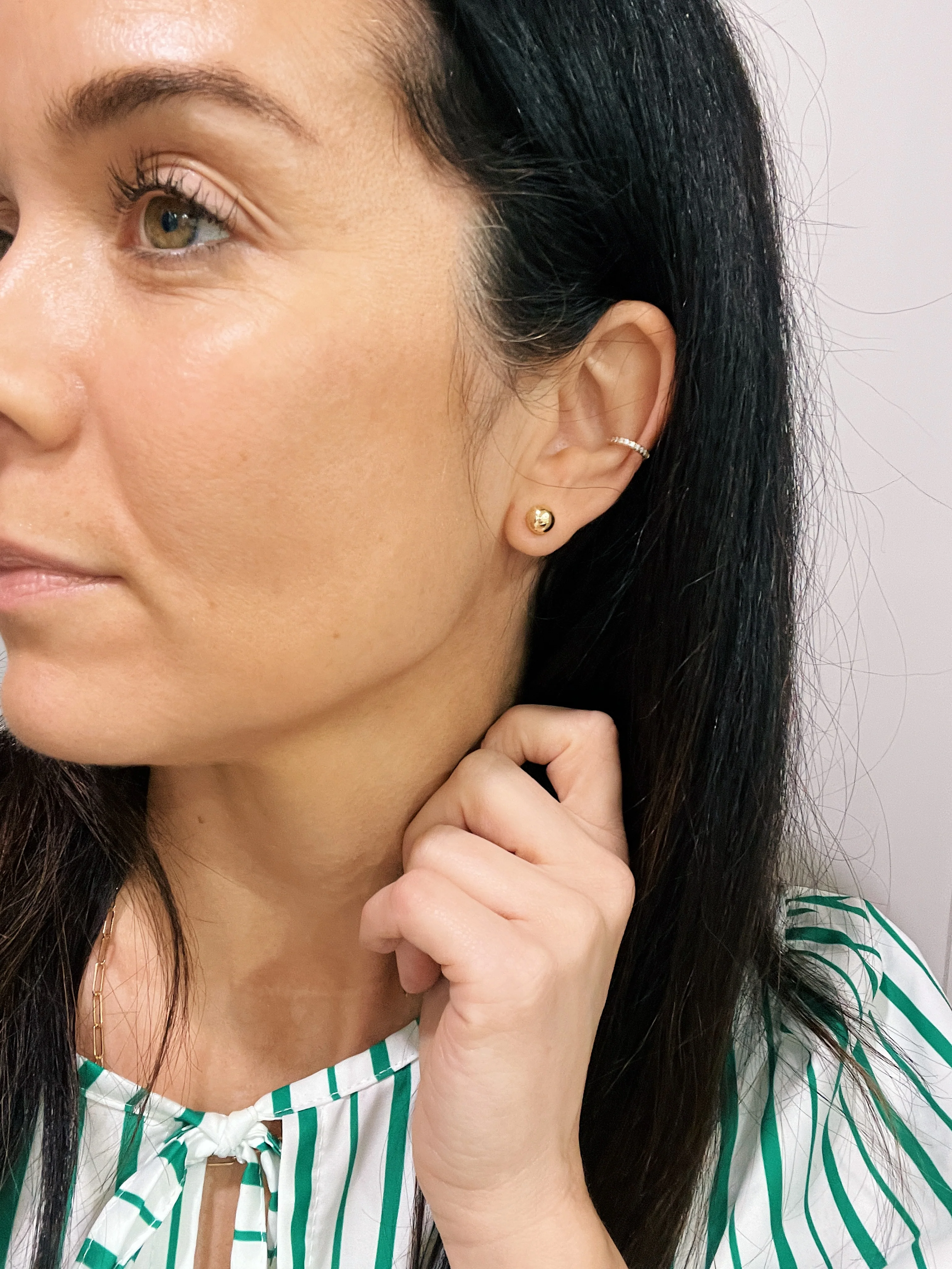 19.25k Yellow Gold Half Ball Studs - Image 4