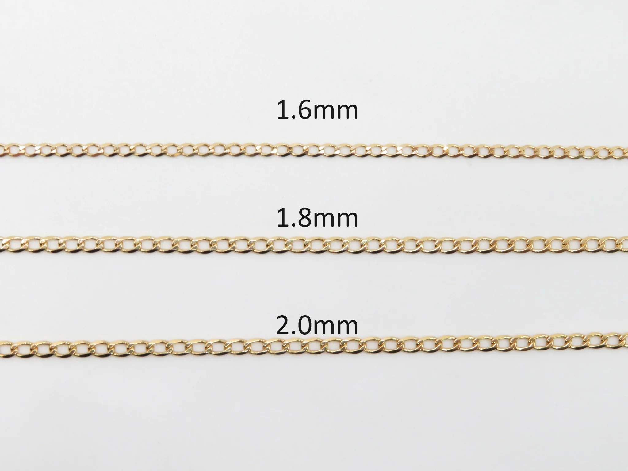 19.25k Yellow Gold Open Curb Chain - Image 10