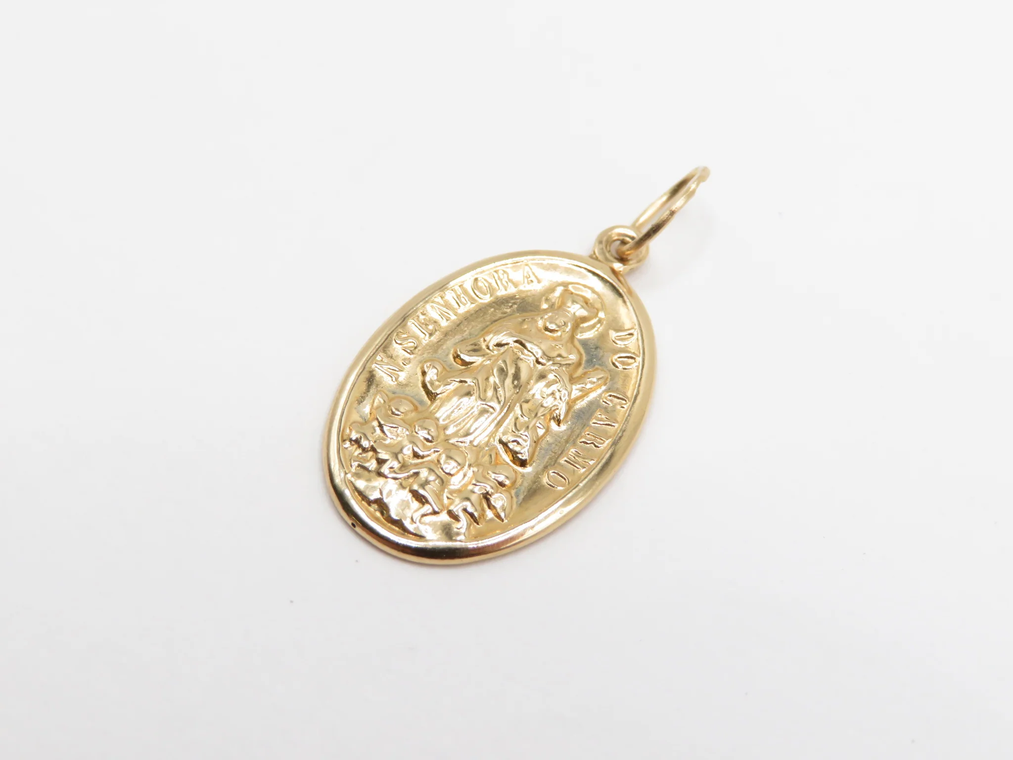 19.25k Oval Our Lady of Carmel Medal - Image 5