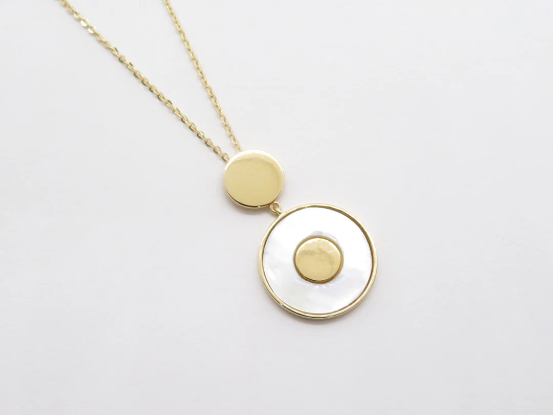 19.25k Yellow Gold Perla Necklace