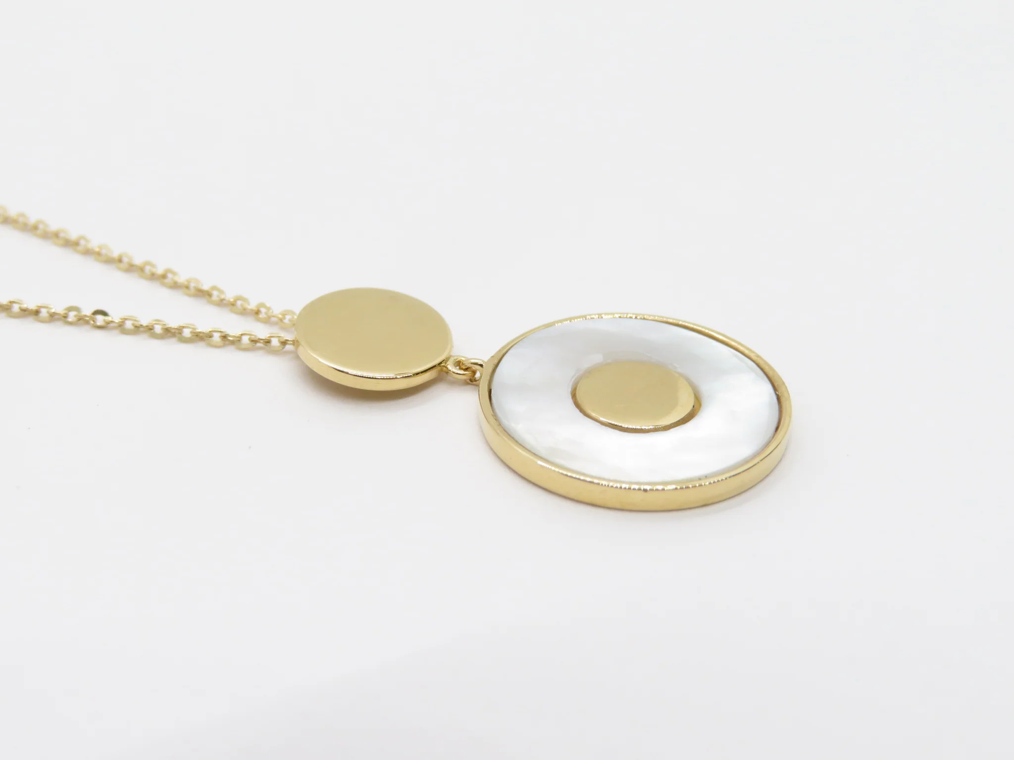 19.25k Yellow Gold Perla Necklace - Image 3