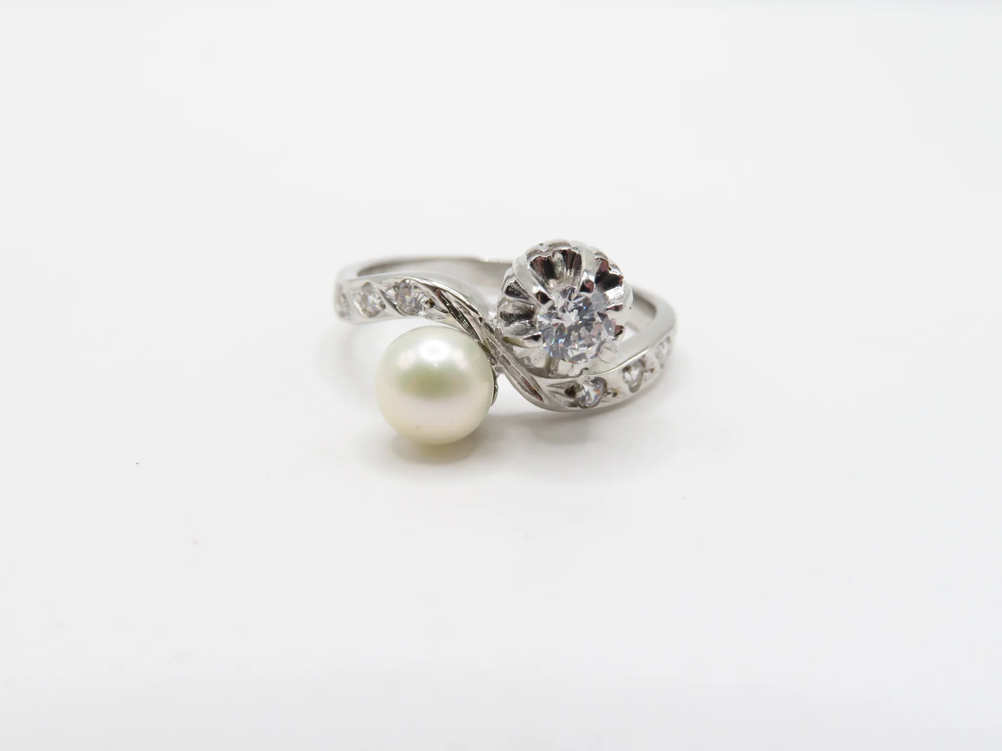 19.25k Yellow Gold Toi et Moi Ring - Image 5