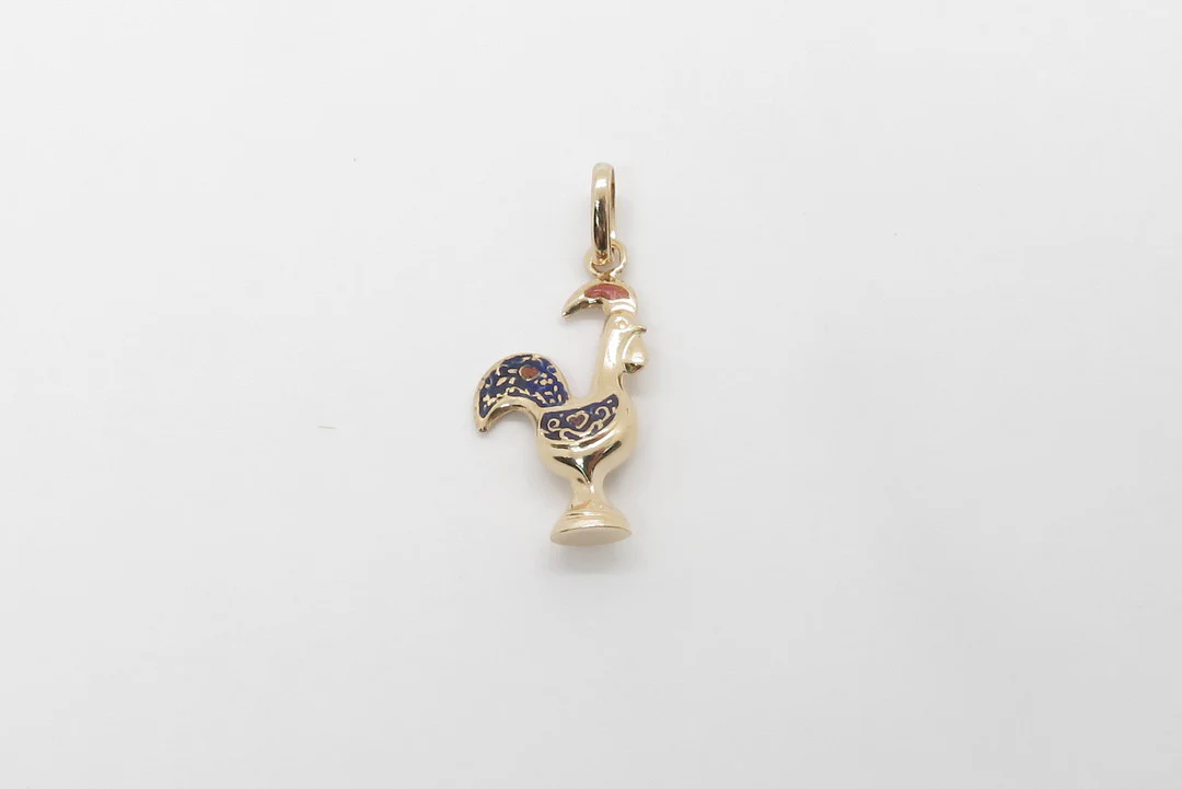 19.25k Yellow Gold Rooster Charm - Image 10