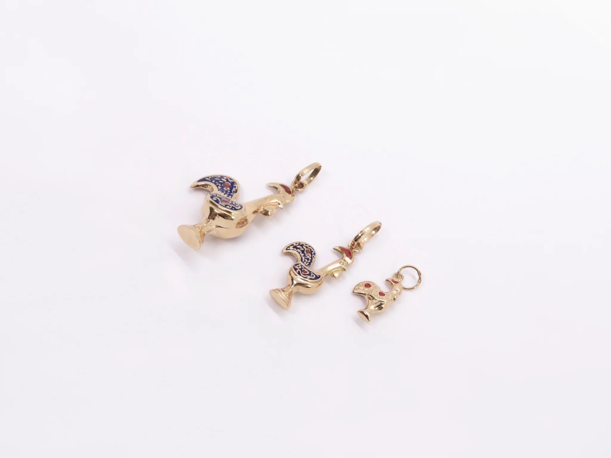 19.25k Yellow Gold Rooster Charm - Image 3