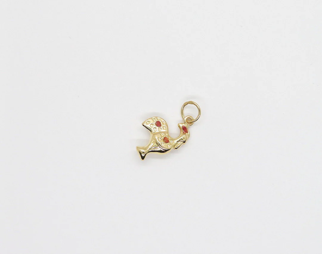 19.25k Yellow Gold Rooster Charm - Image 5