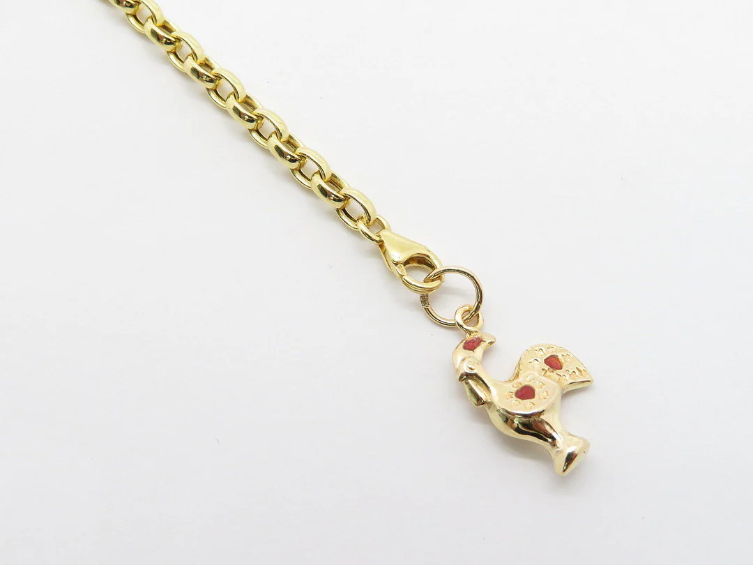 19.25k Yellow Gold Rooster Charm - Image 6