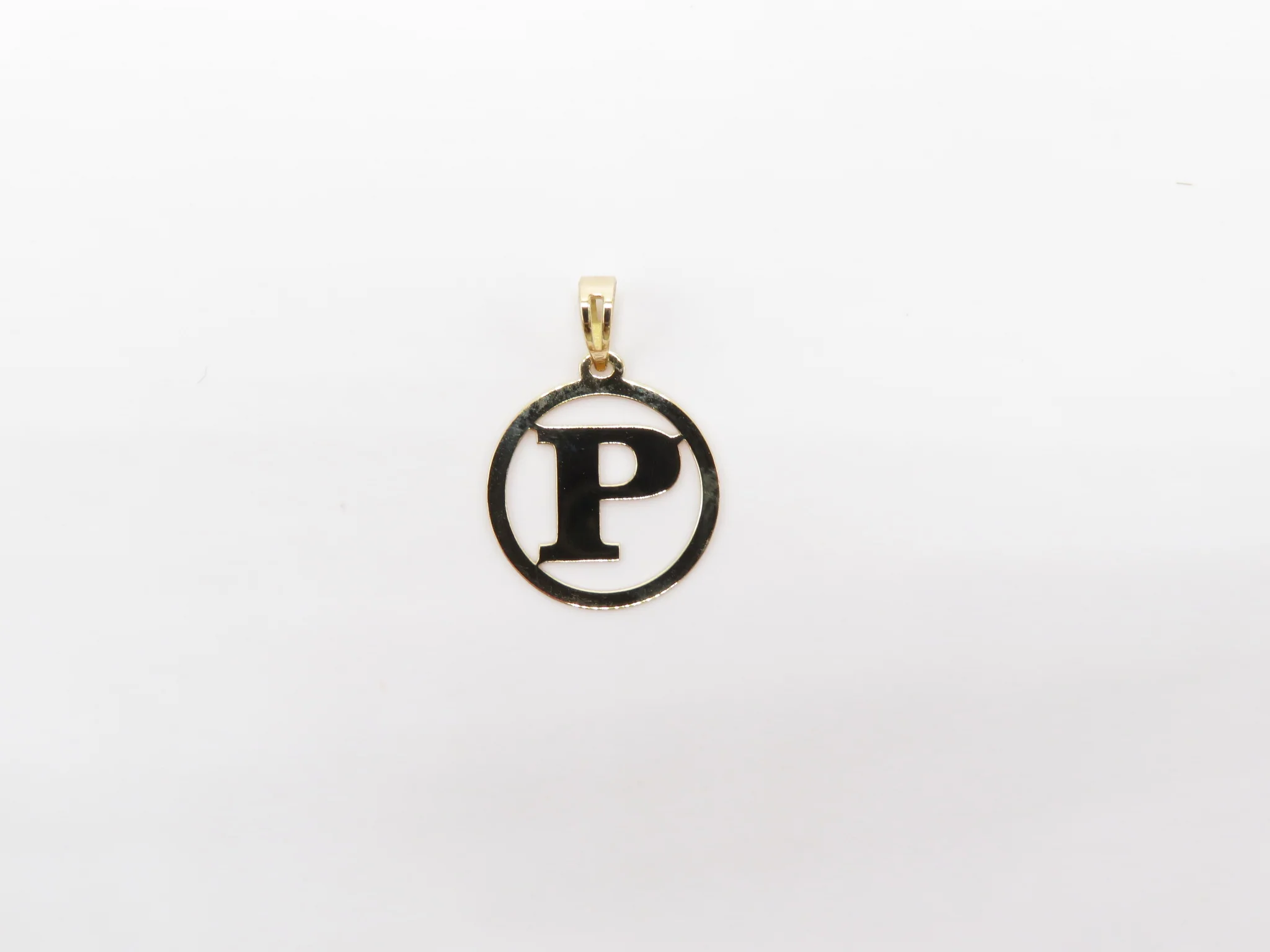 19.25k Yellow Gold Round Frame Initials - Image 19