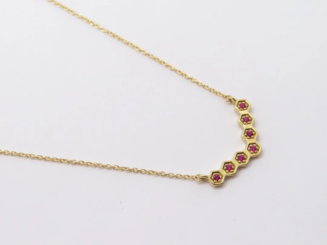 19.25k Yellow Gold Scarlett Necklace - Image 3