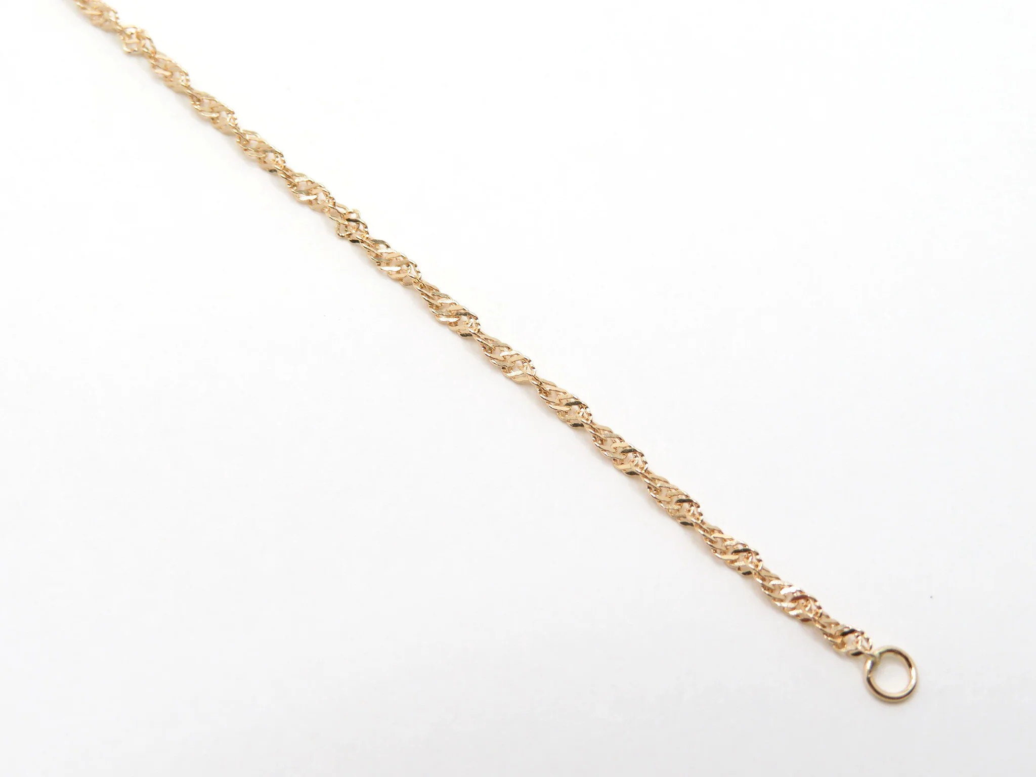 19.25k Yellow Gold Singapore Bracelet - Image 5