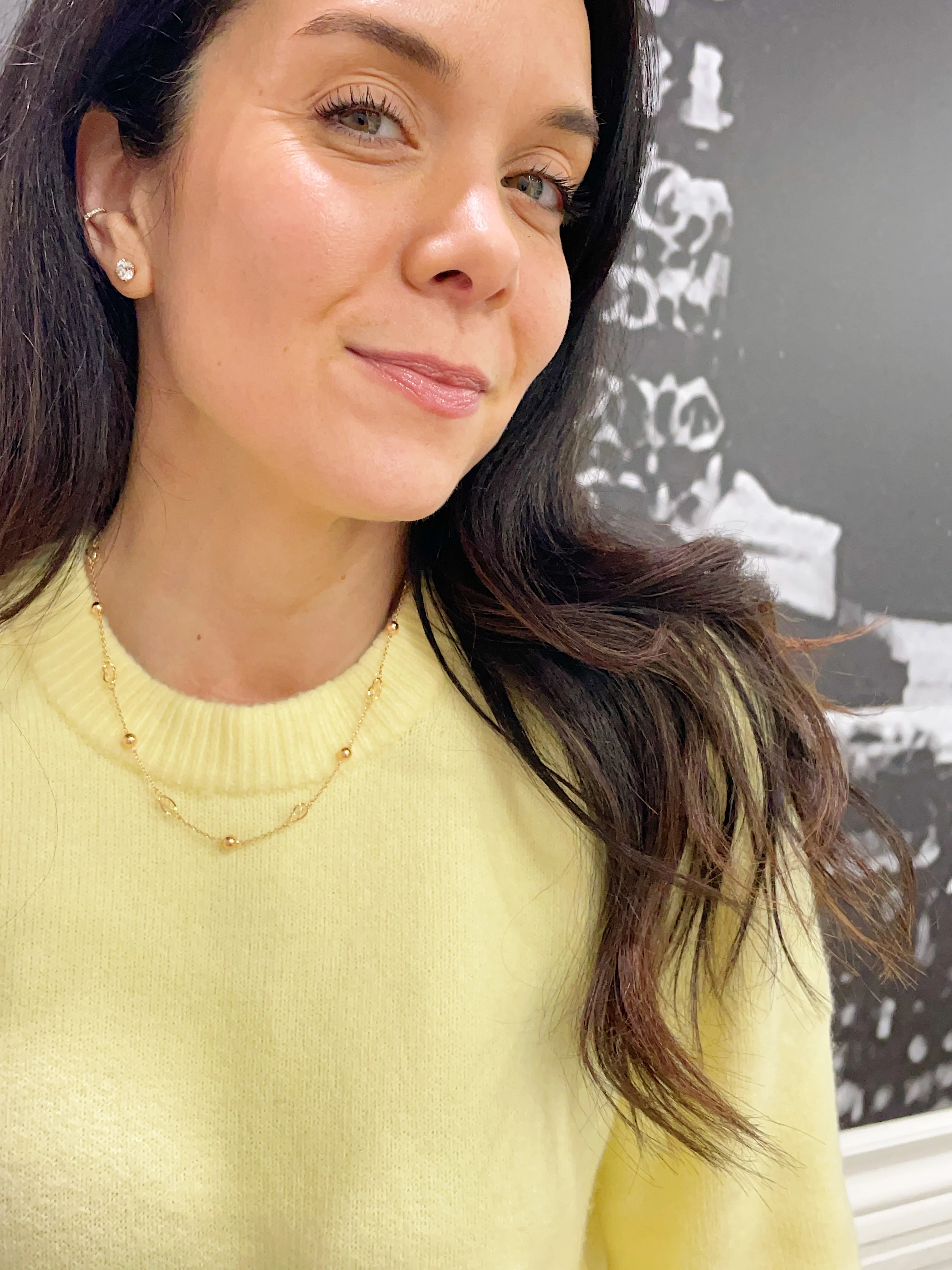 19.25k Yellow Gold Spiral Chain Link & Ball Necklace - Image 2