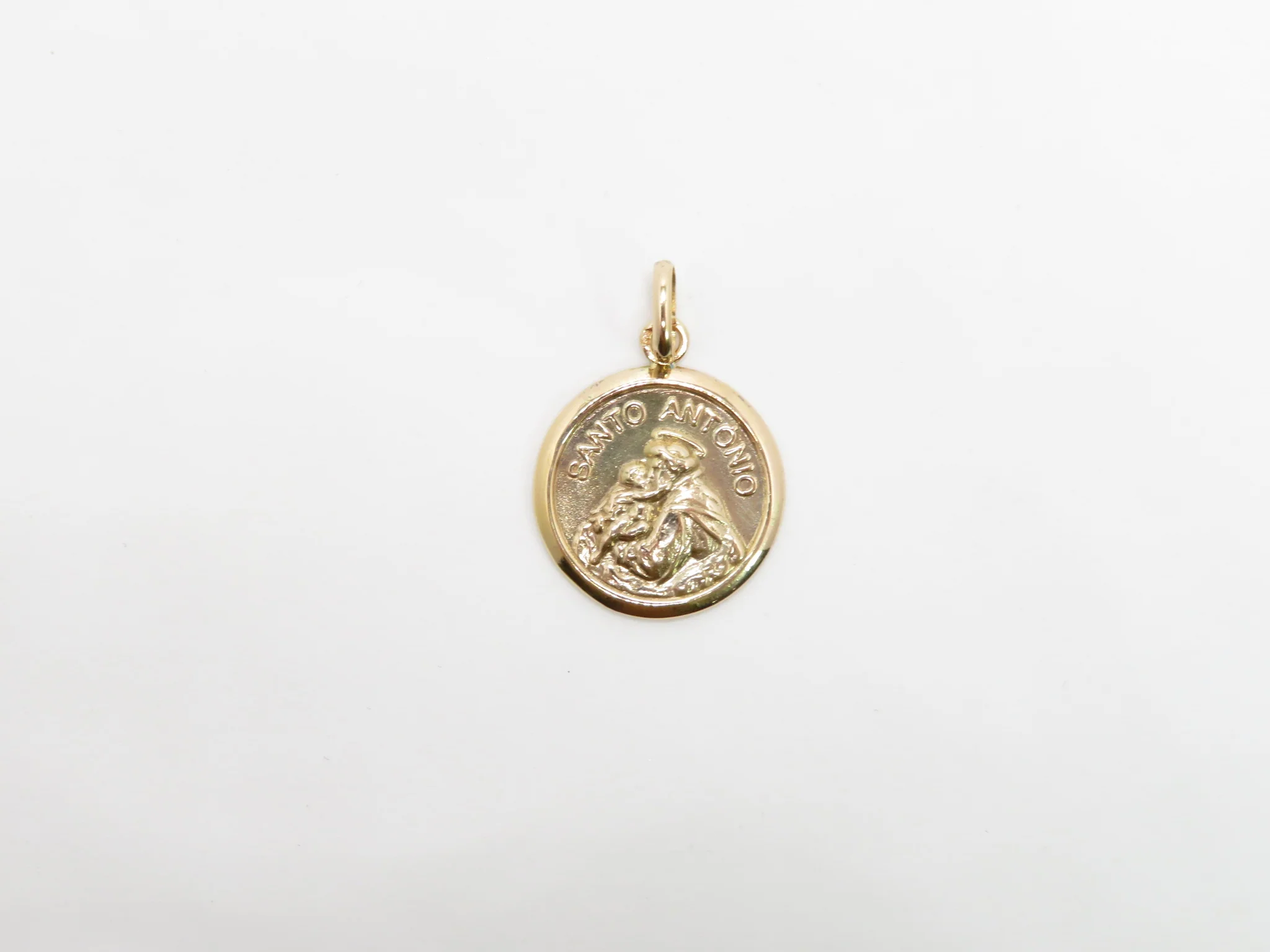 19.25k Yellow Gold St. Anthony Medal - Image 4