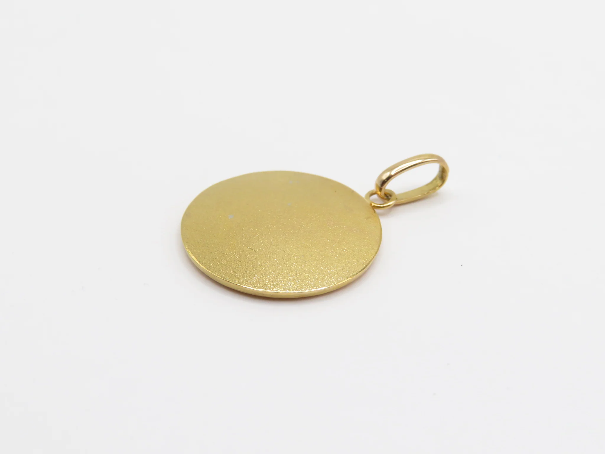 19.25k Yellow Gold St. John the Baptist Medal - Image 6