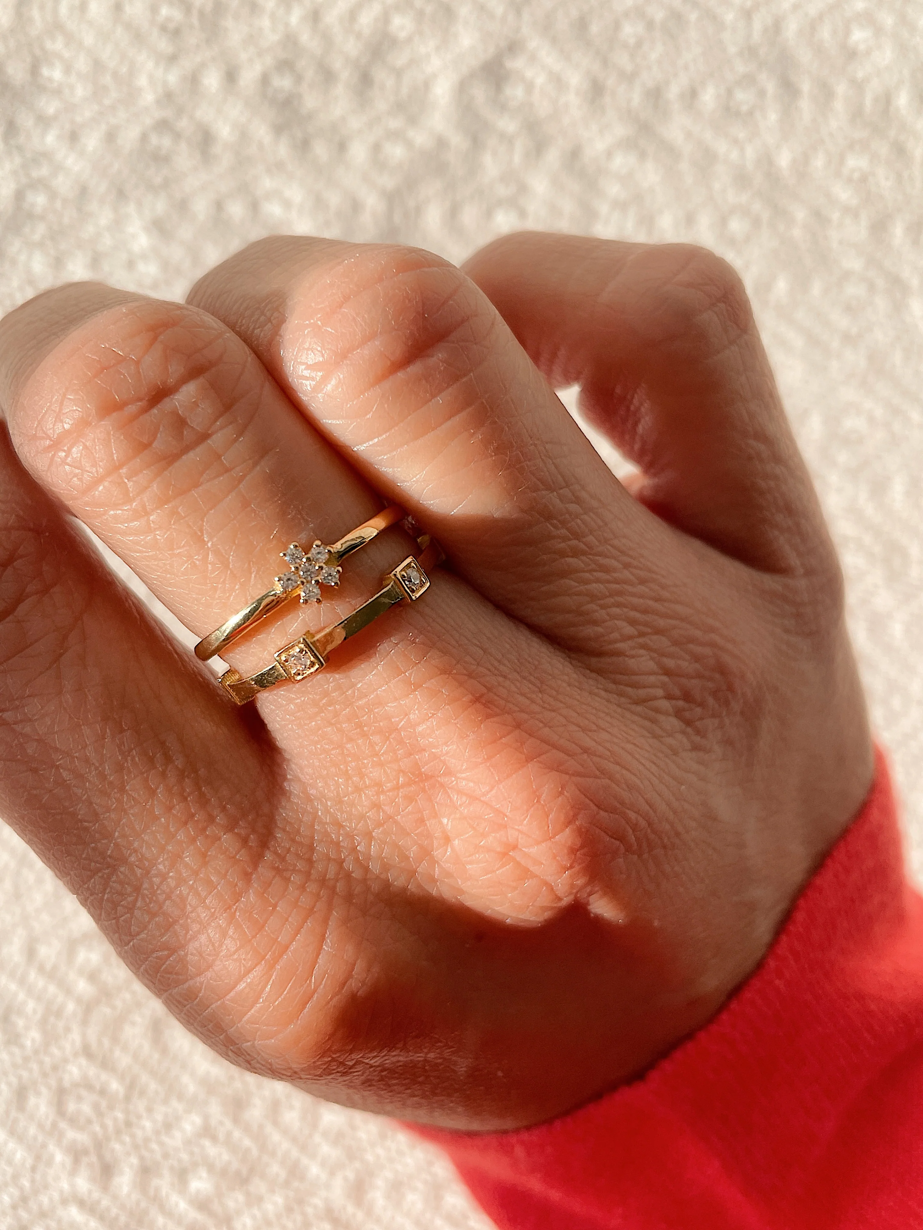 19.25k Yellow Gold Stationed Band - Image 4