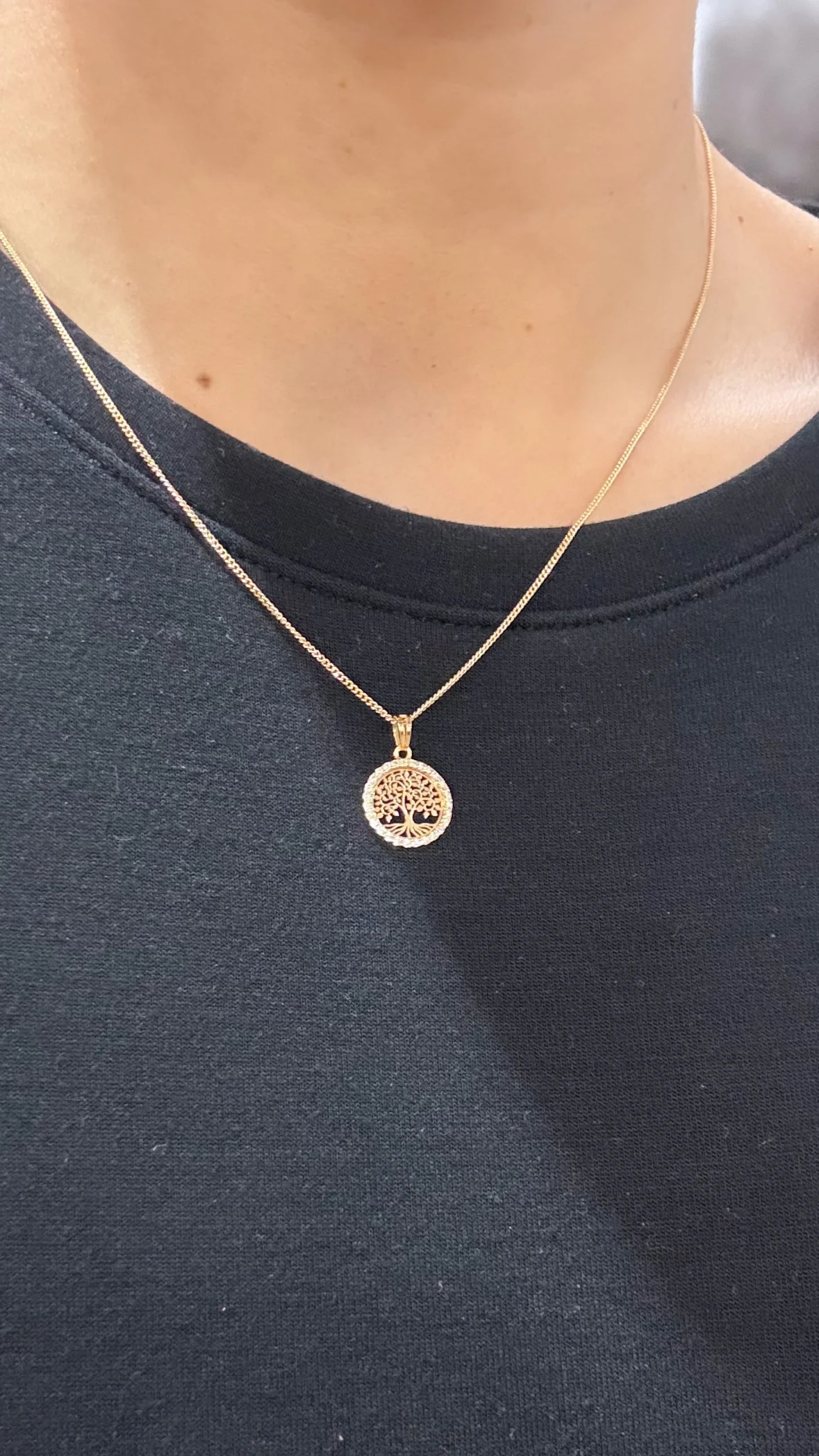 19.25k Yellow Gold Tree of Life Pendant - Image 2