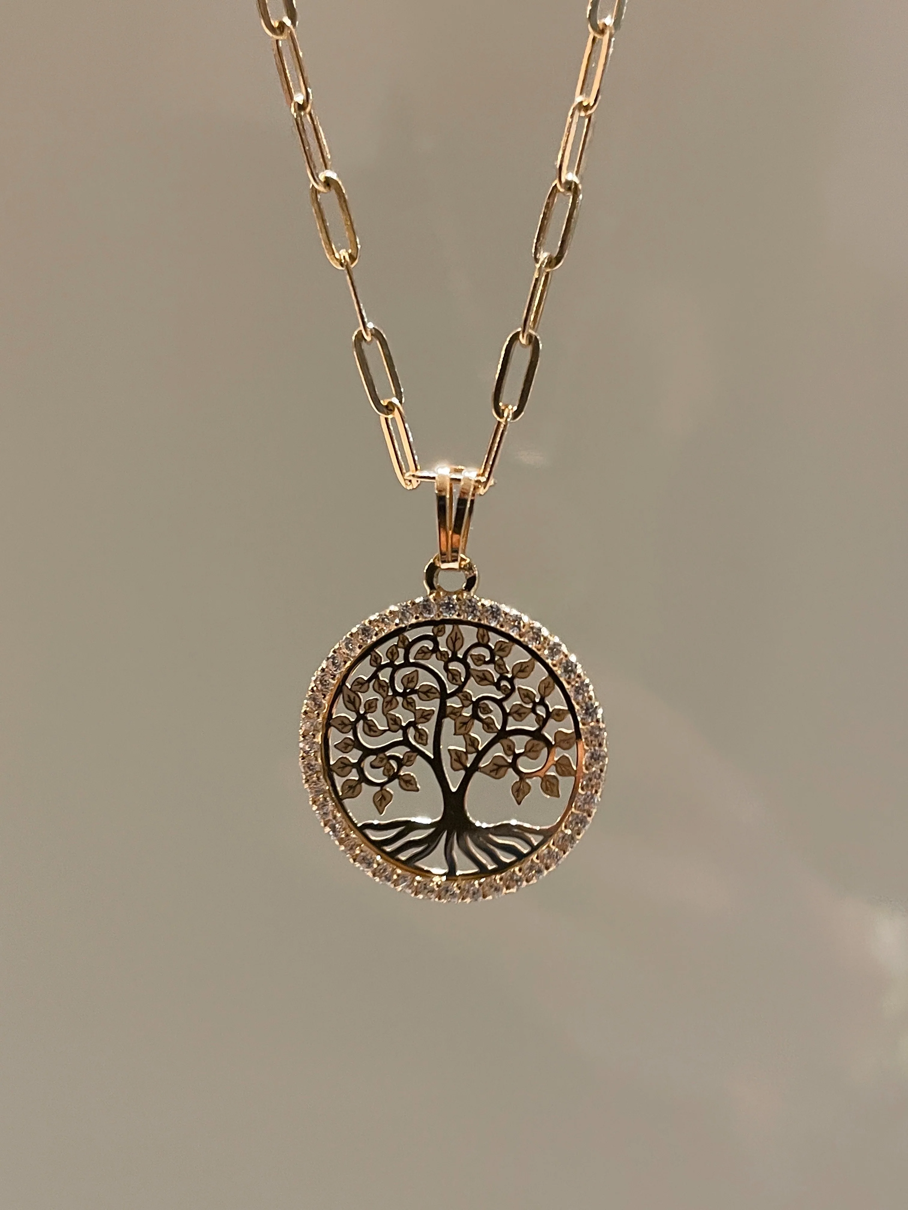 19.25k Yellow Gold Tree of Life Pendant - Image 4
