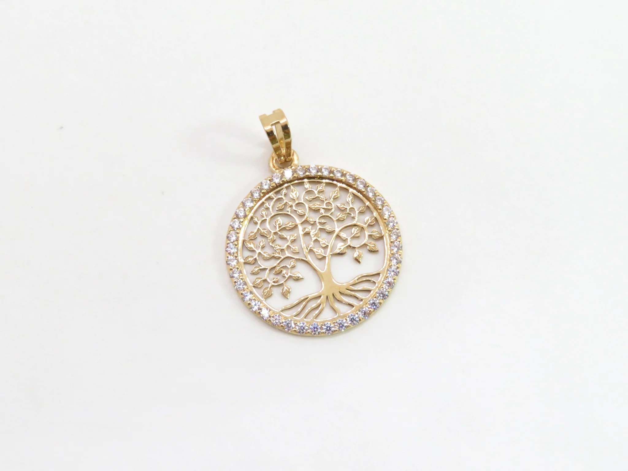 19.25k Yellow Gold Tree of Life Pendant - Image 5