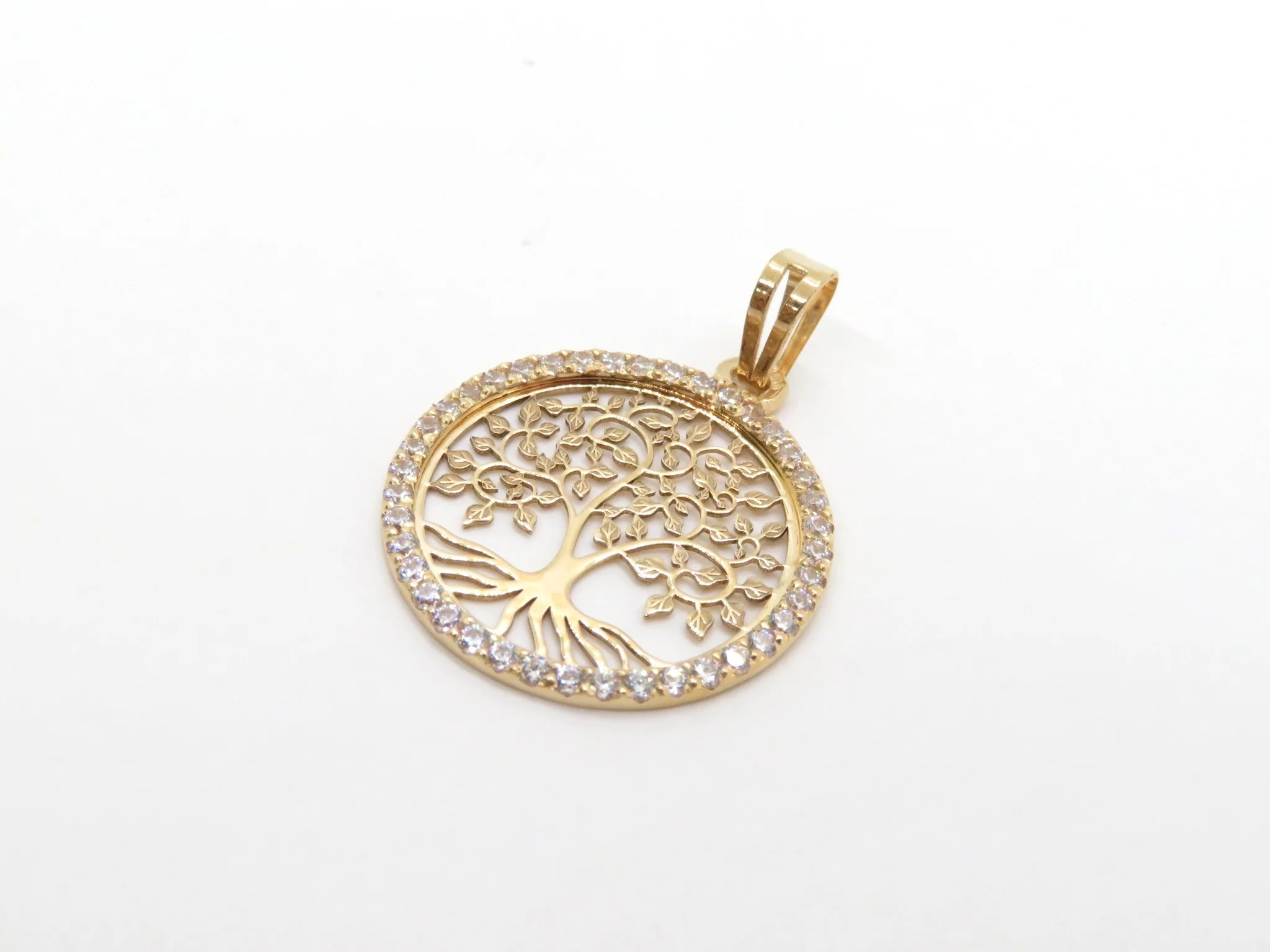 19.25k Yellow Gold Tree of Life Pendant - Image 6
