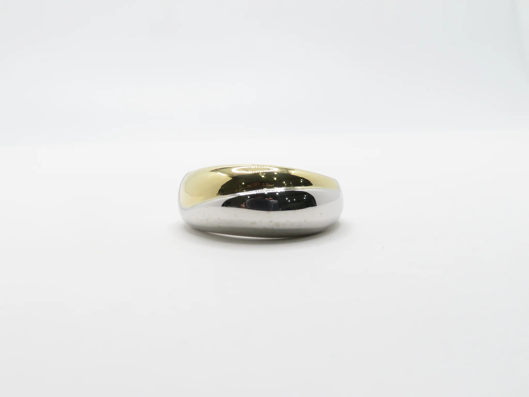 19.25k Two Tone High Domed Ring - Image 3