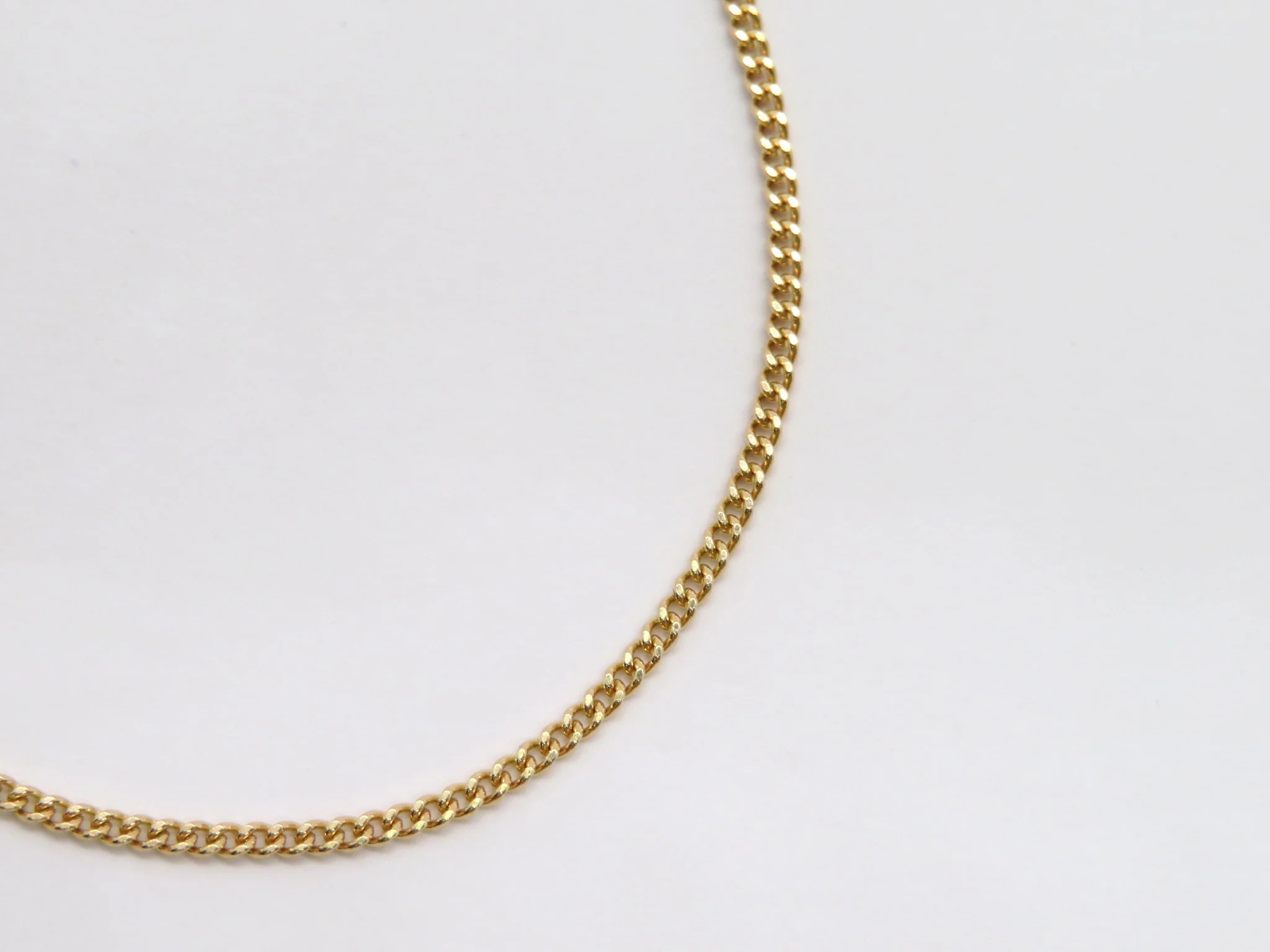 19.25k Yellow Gold Barbela ID Children's Bracelet - Image 5
