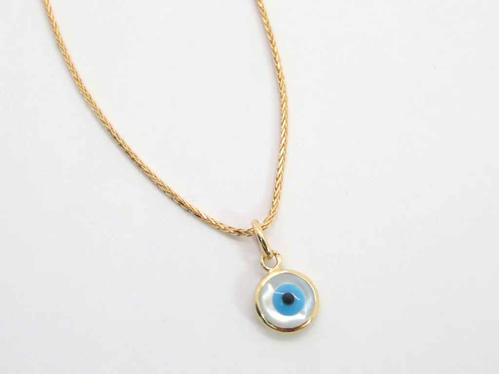 19.25k Yellow Gold Mati Charm - Image 4