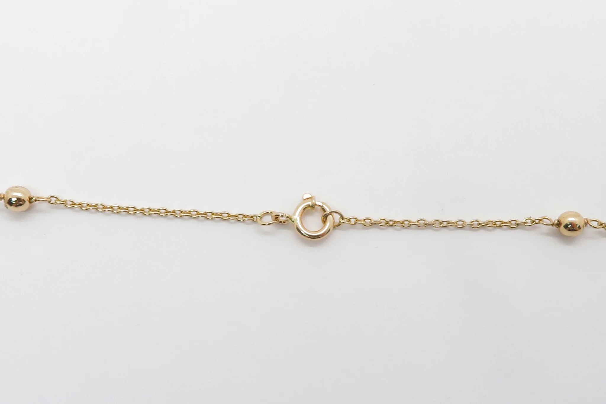 19.25k Yellow Gold Ball Link Necklace - Image 4