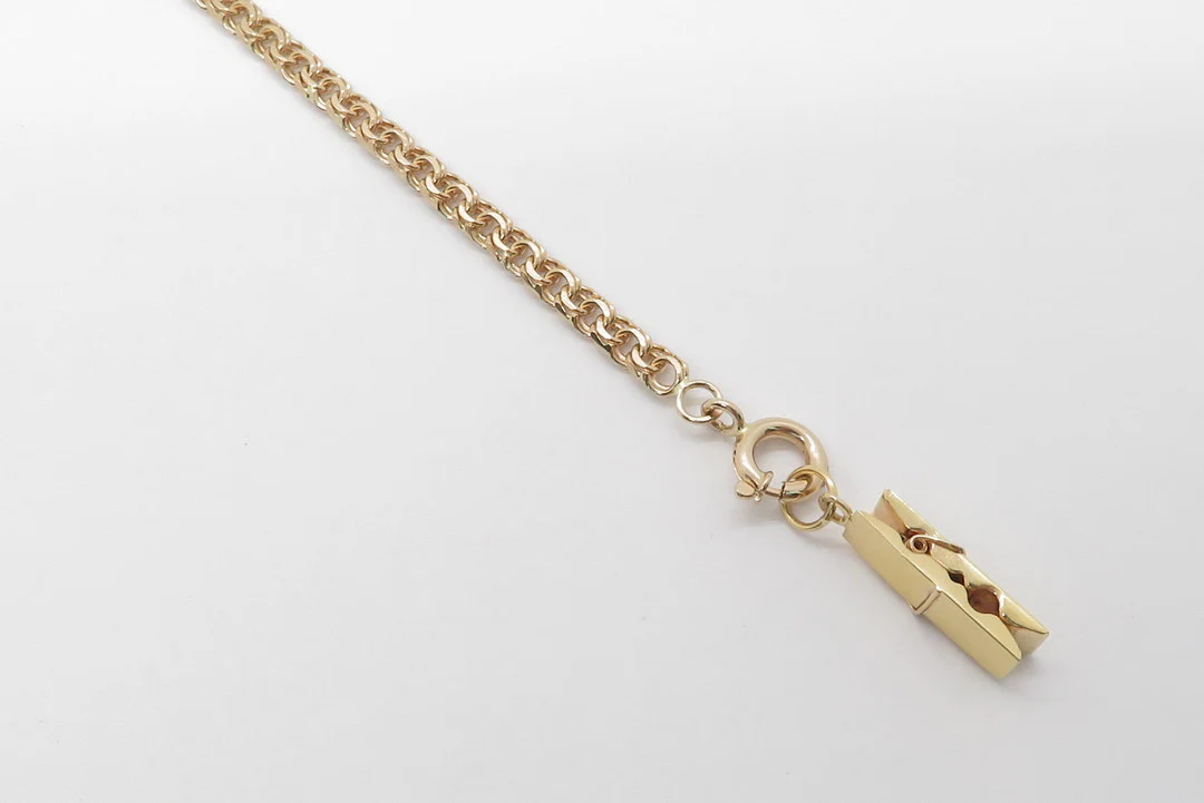 19.25k Yellow Gold Clothespin Charm - Image 5