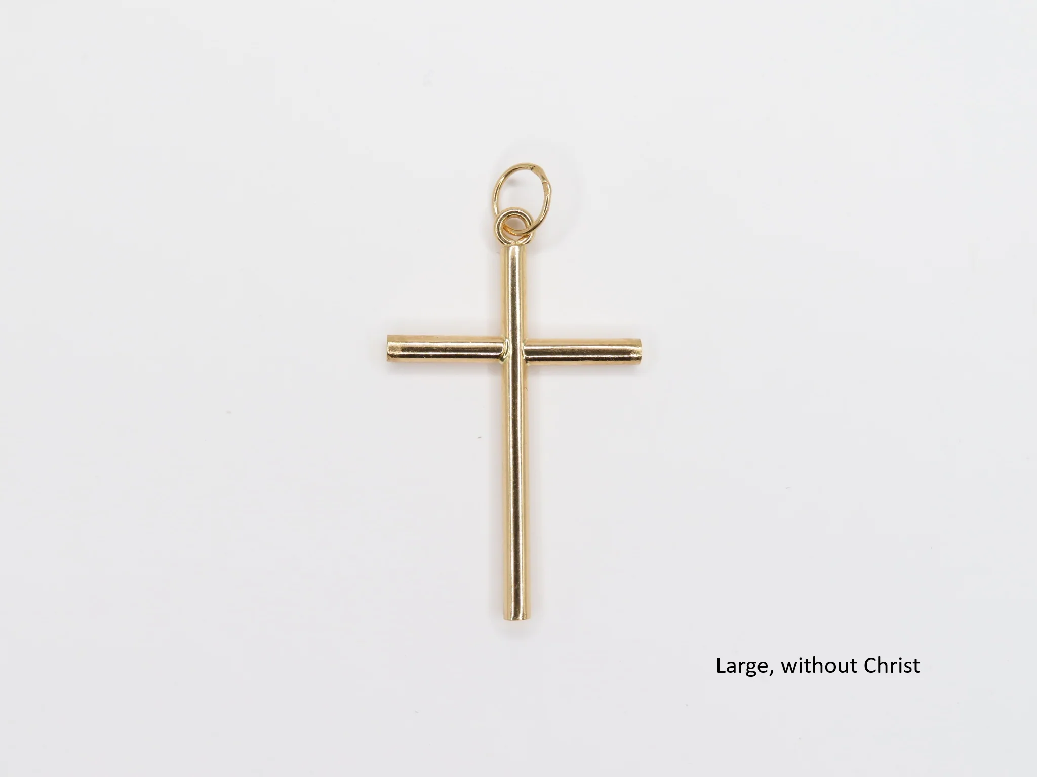 19.25k Yellow Gold Hollow Traditional Rounded Cross - Image 8