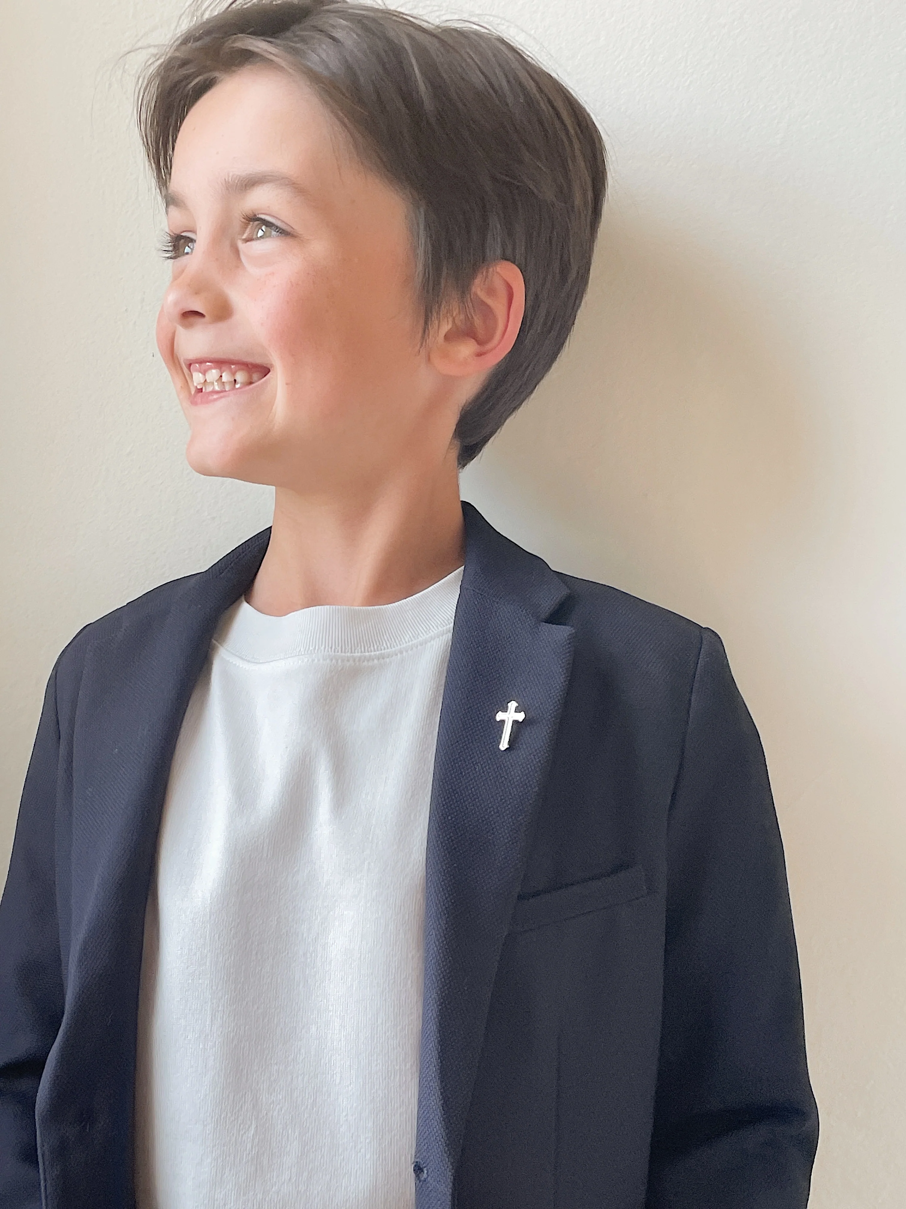 Cross Lapel Pin - Image 3